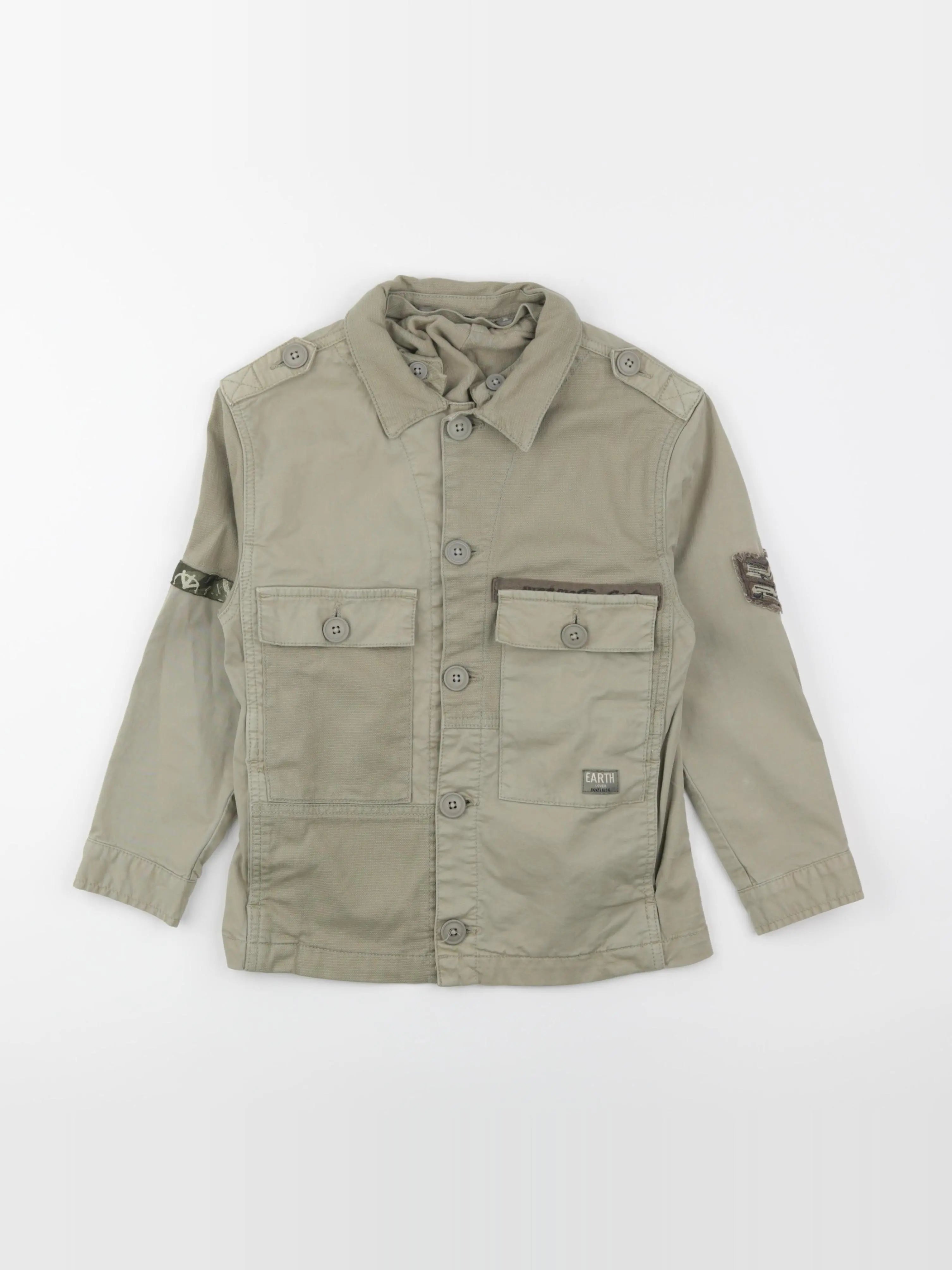 IKKS - veste imprimé au dos vert - 8 ans