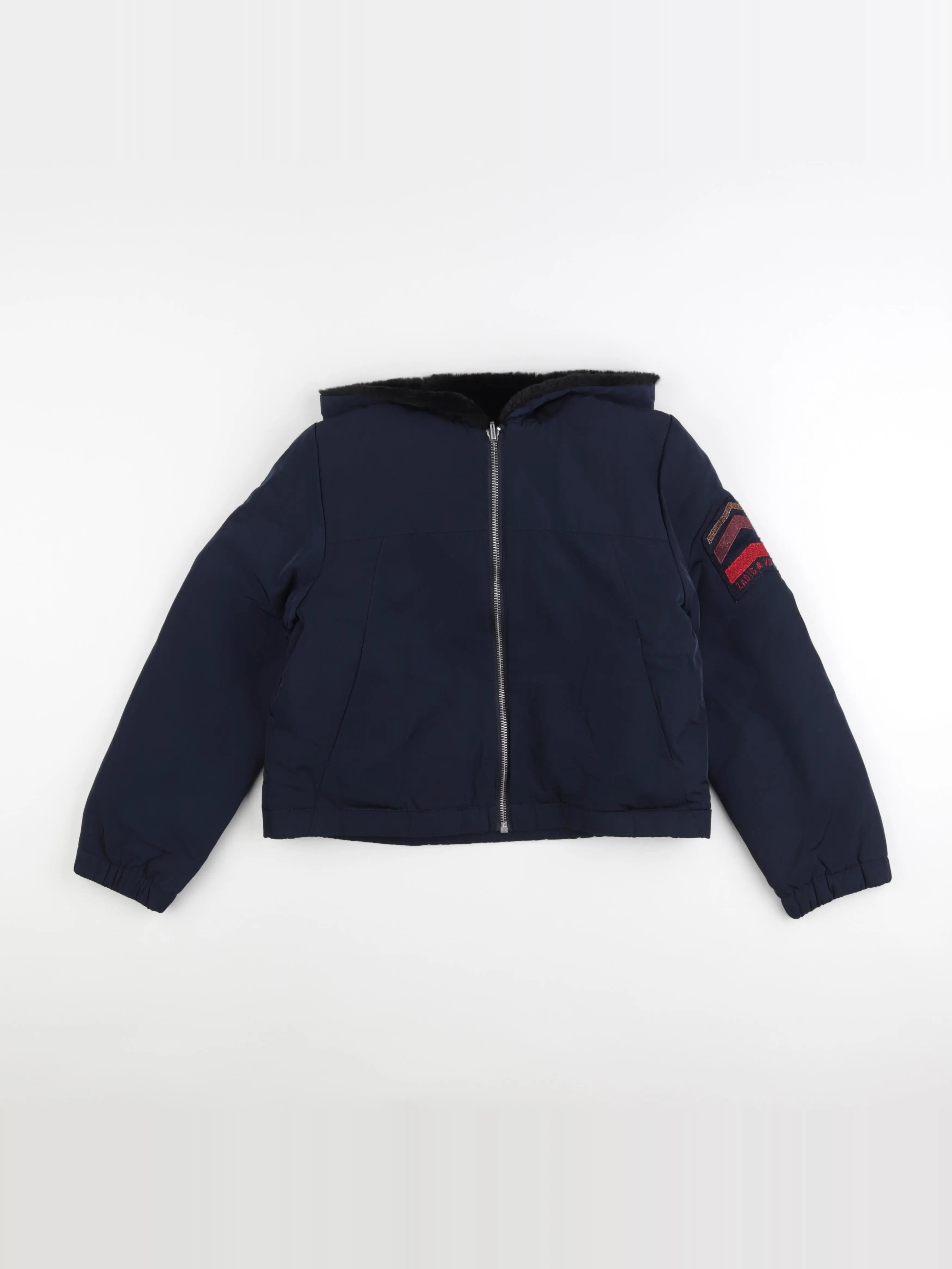 Zadig & Voltaire - veste réversible bleu - 12 ans