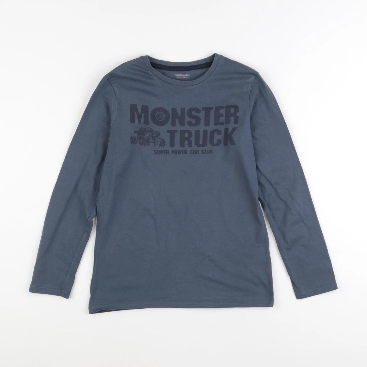 Vertbaudet - tee-shirt bleu - 12 ans