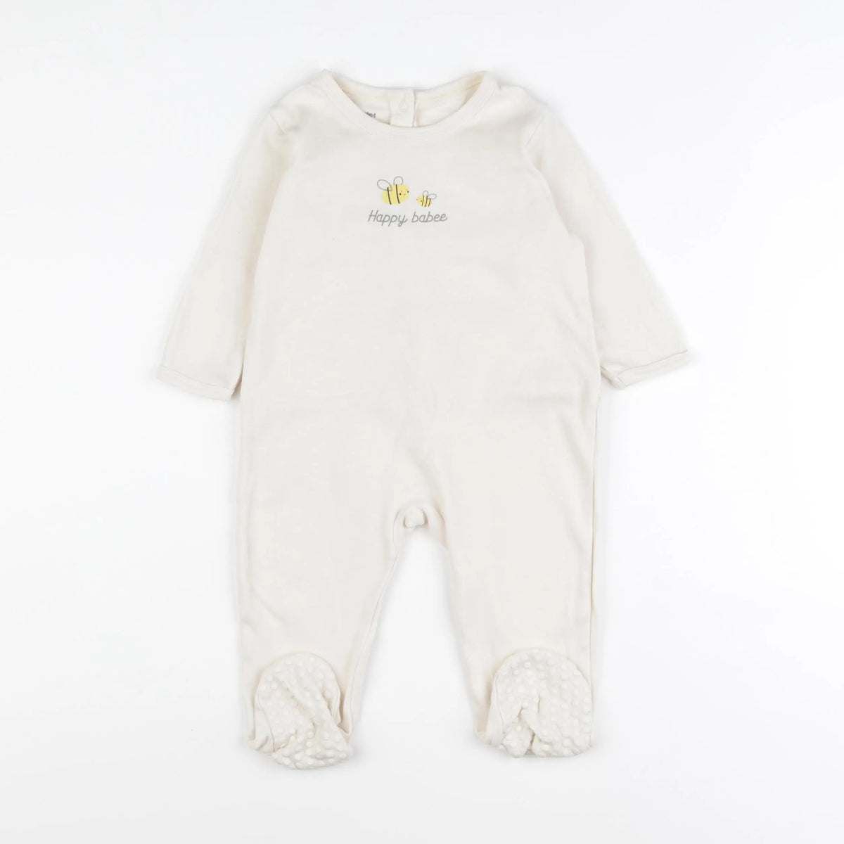 Vertbaudet - pyjama coton jaune - 12 mois