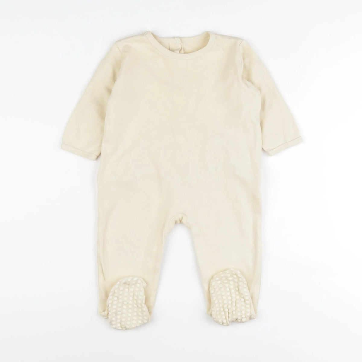 Vertbaudet - pyjama coton jaune - 12 mois