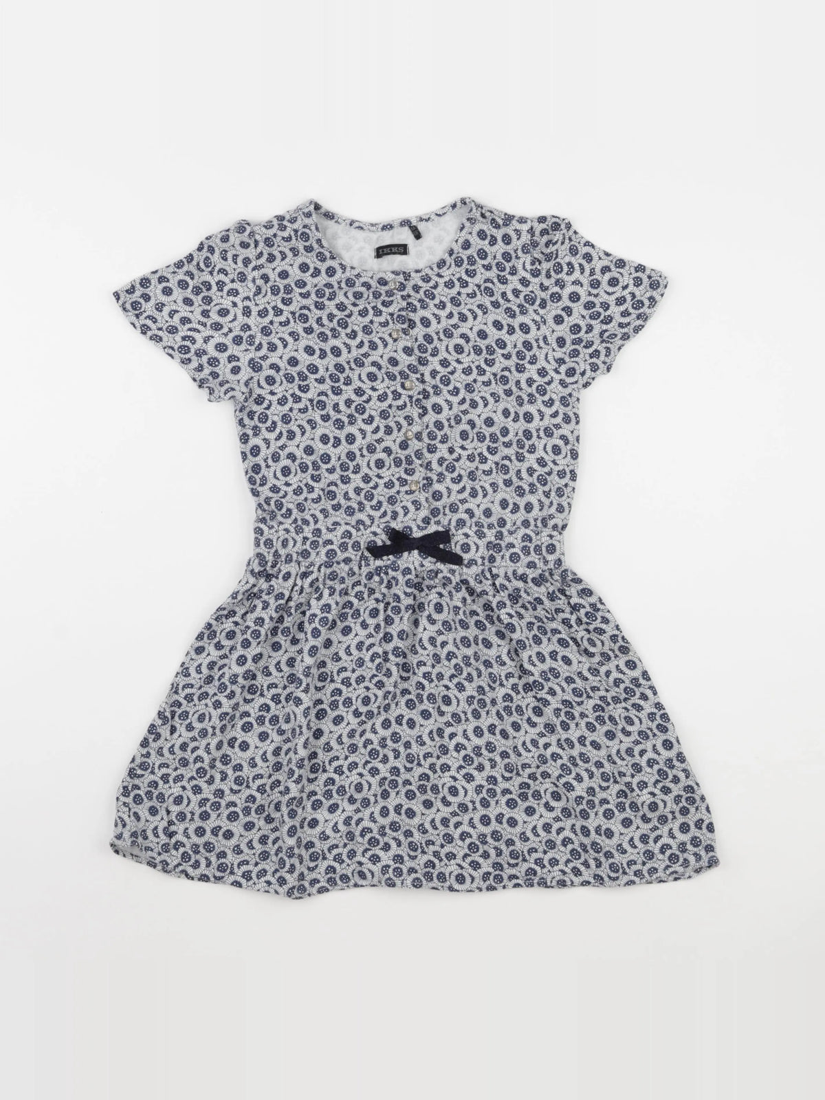 IKKS - robe bleu - 6 ans