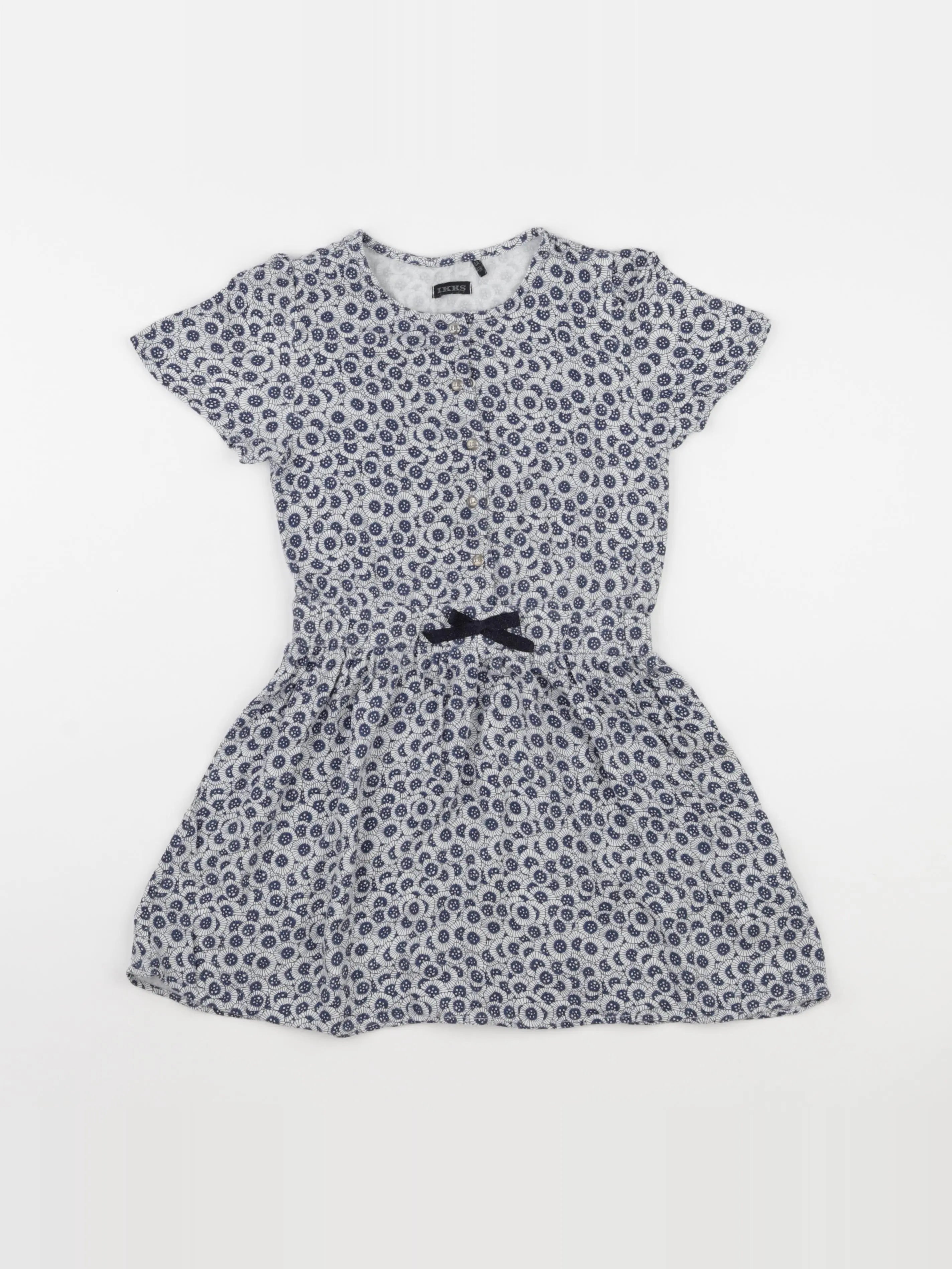 IKKS - robe bleu - 6 ans