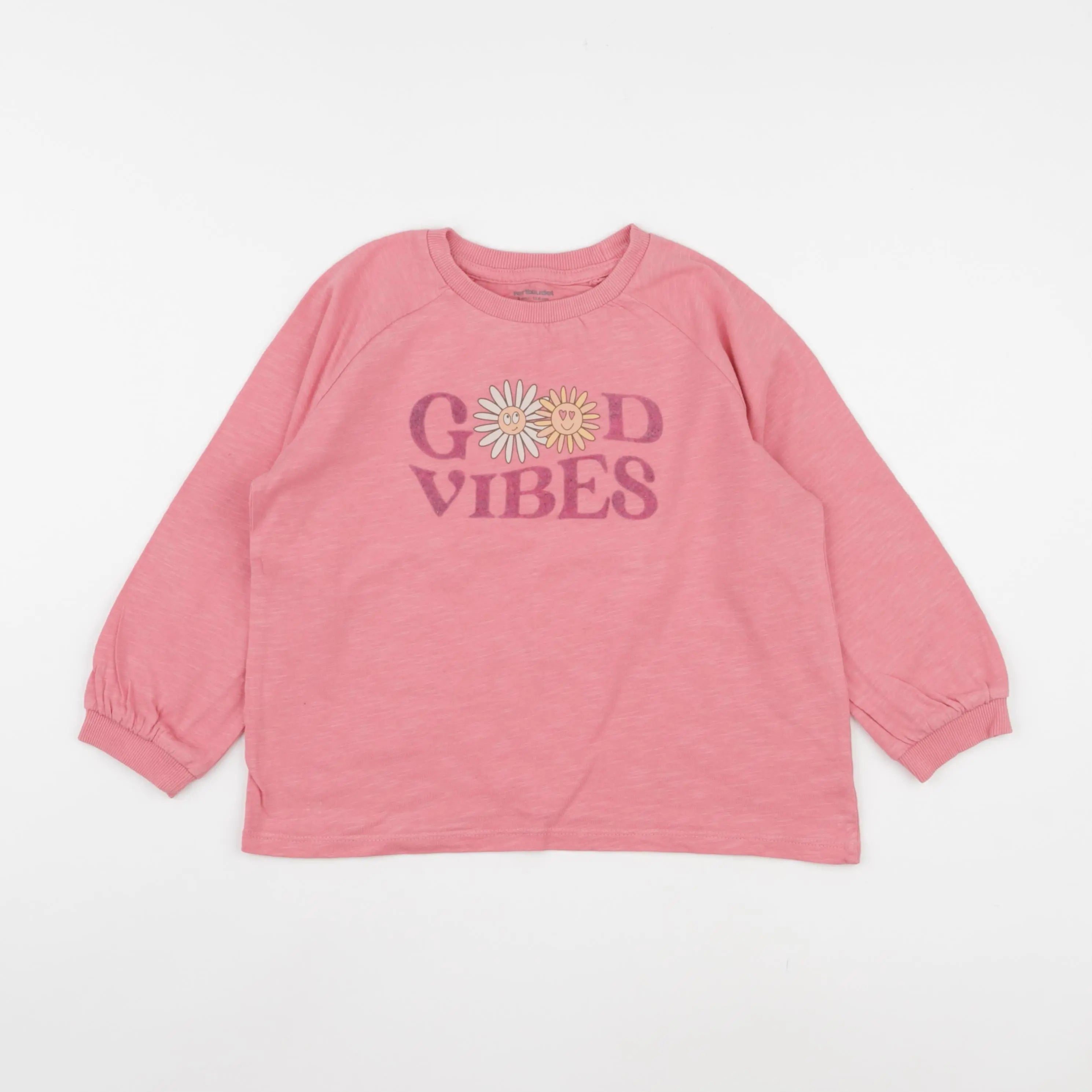 Vertbaudet - tee-shirt rose - 8 ans