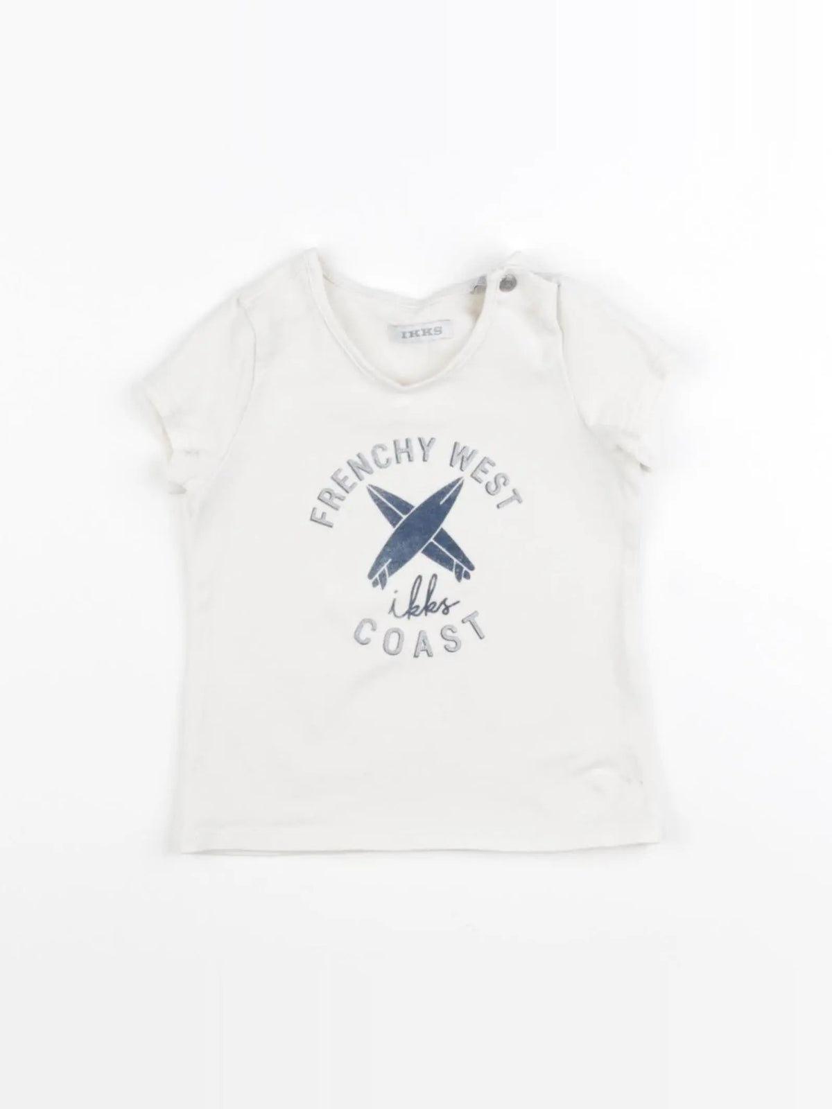 IKKS - tee-shirt beige - 12 mois