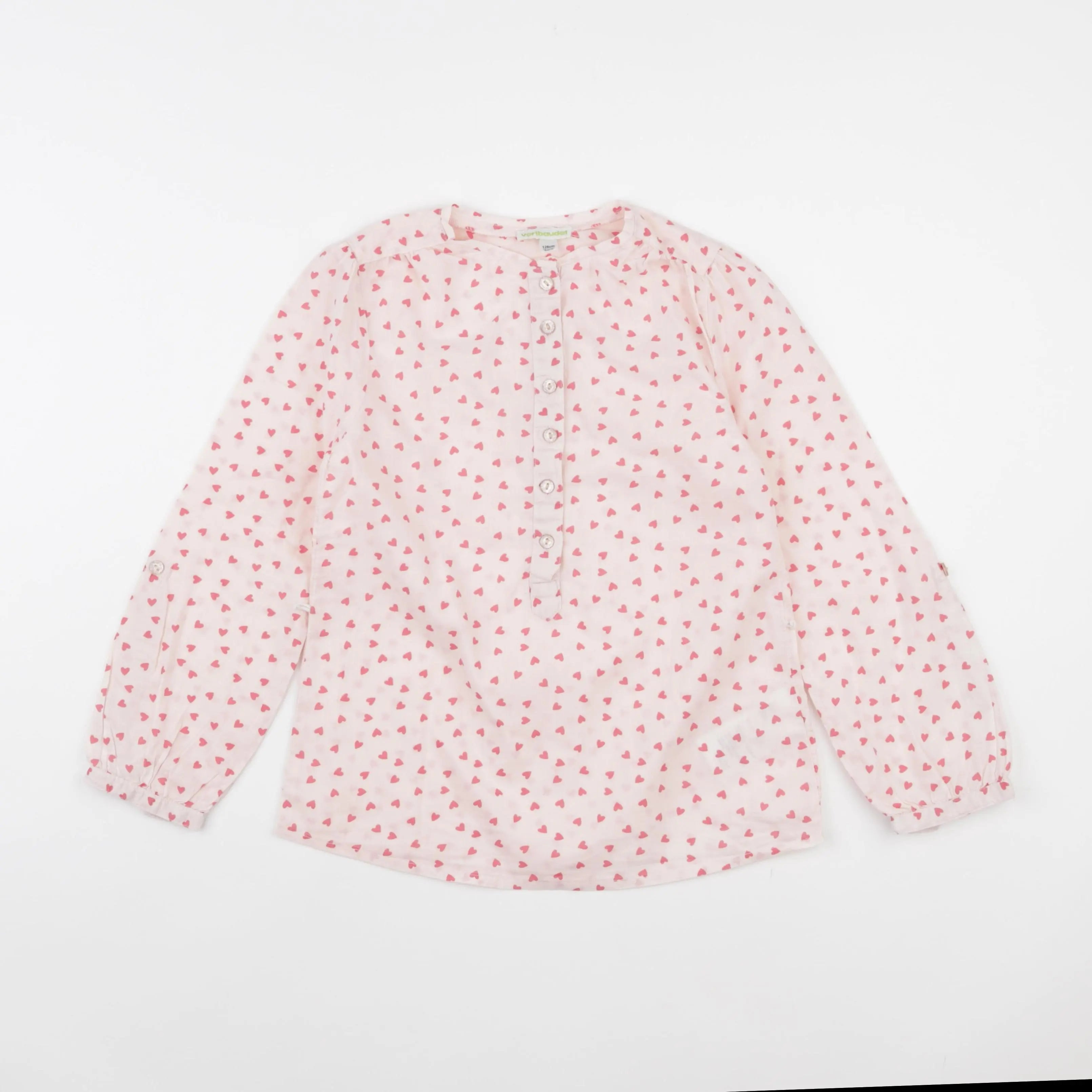 Vertbaudet - blouse rose - 8 ans