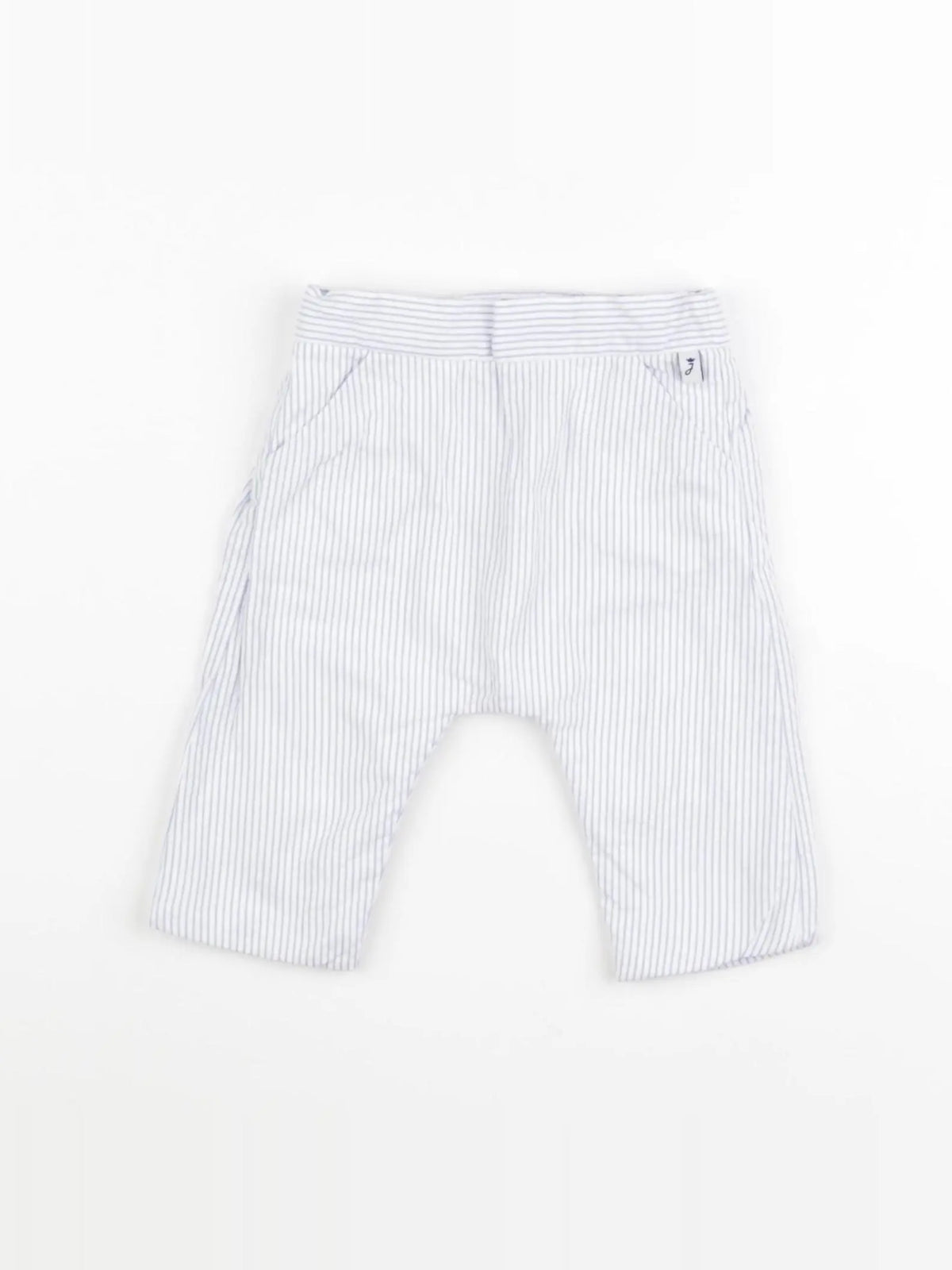 Jacadi - pantalon blanc, bleu - 6 mois