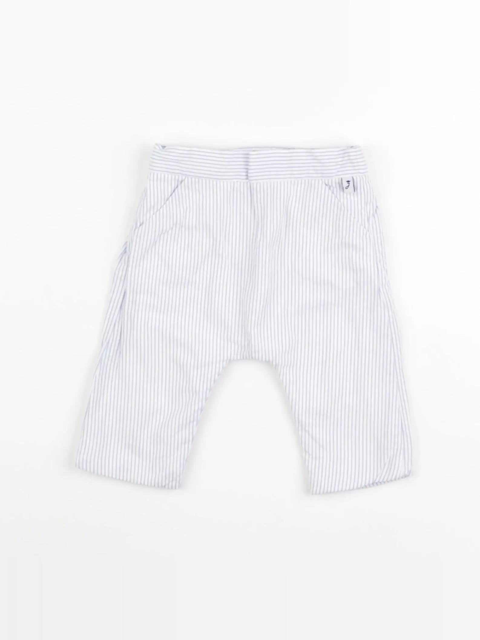 Jacadi - pantalon blanc, bleu - 6 mois