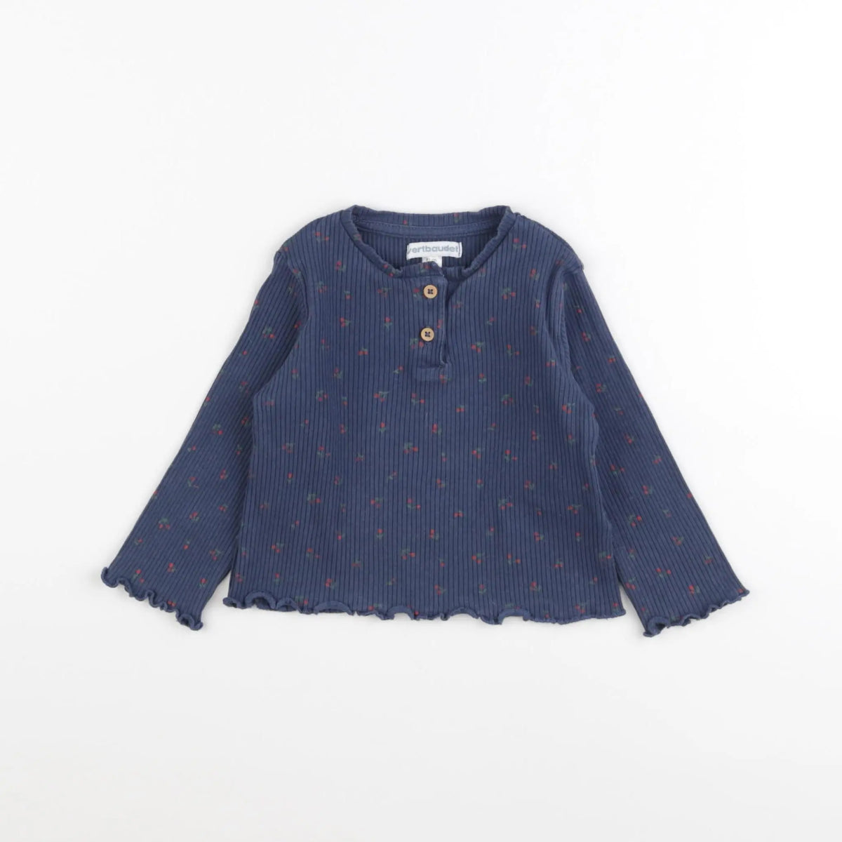 Vertbaudet - tee-shirt bleu - 18 mois