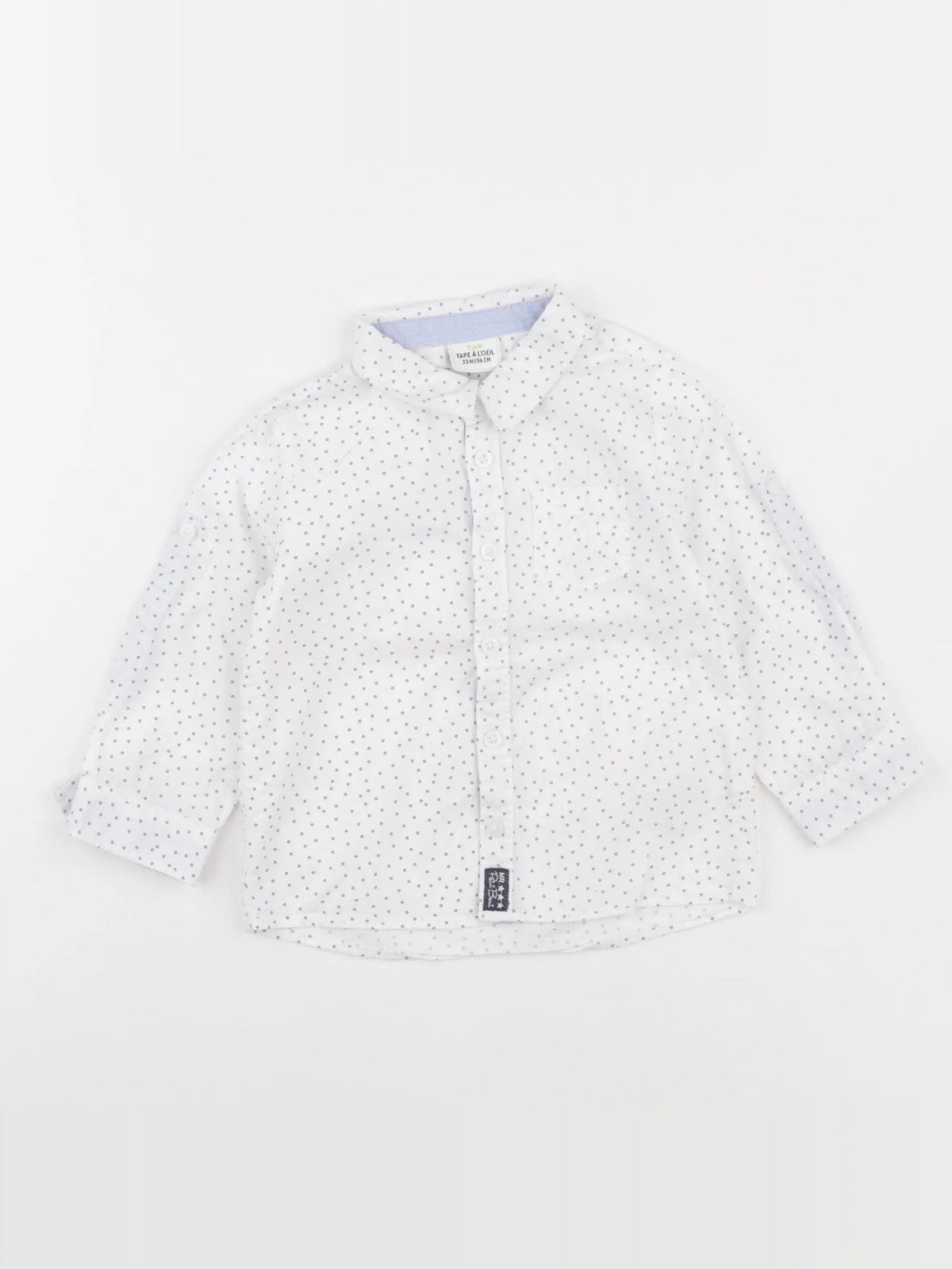Tape à l'oeil - chemise bleu - 24 mois