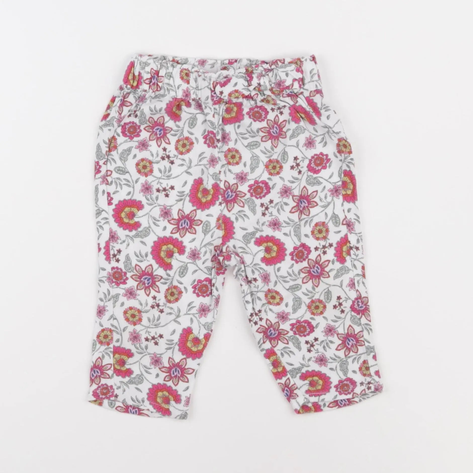 Vertbaudet - pantalon multicolore - 9 mois