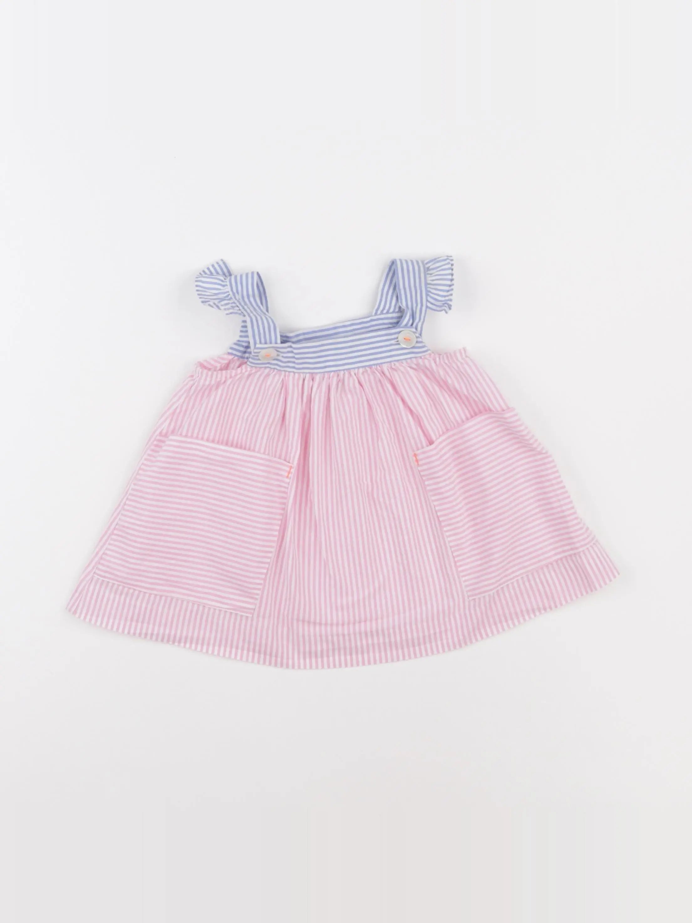 Jacadi - robe bleu, rose - 6 mois