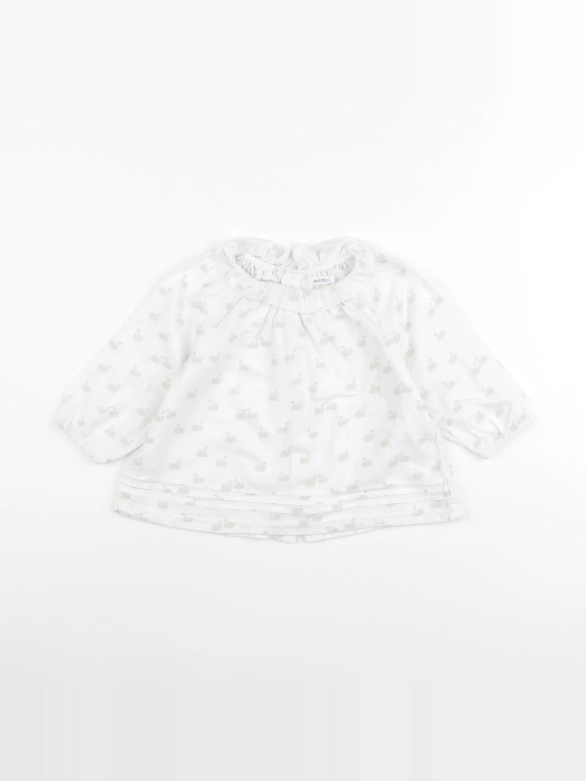 Boutchou - blouse blanc - 12 mois
