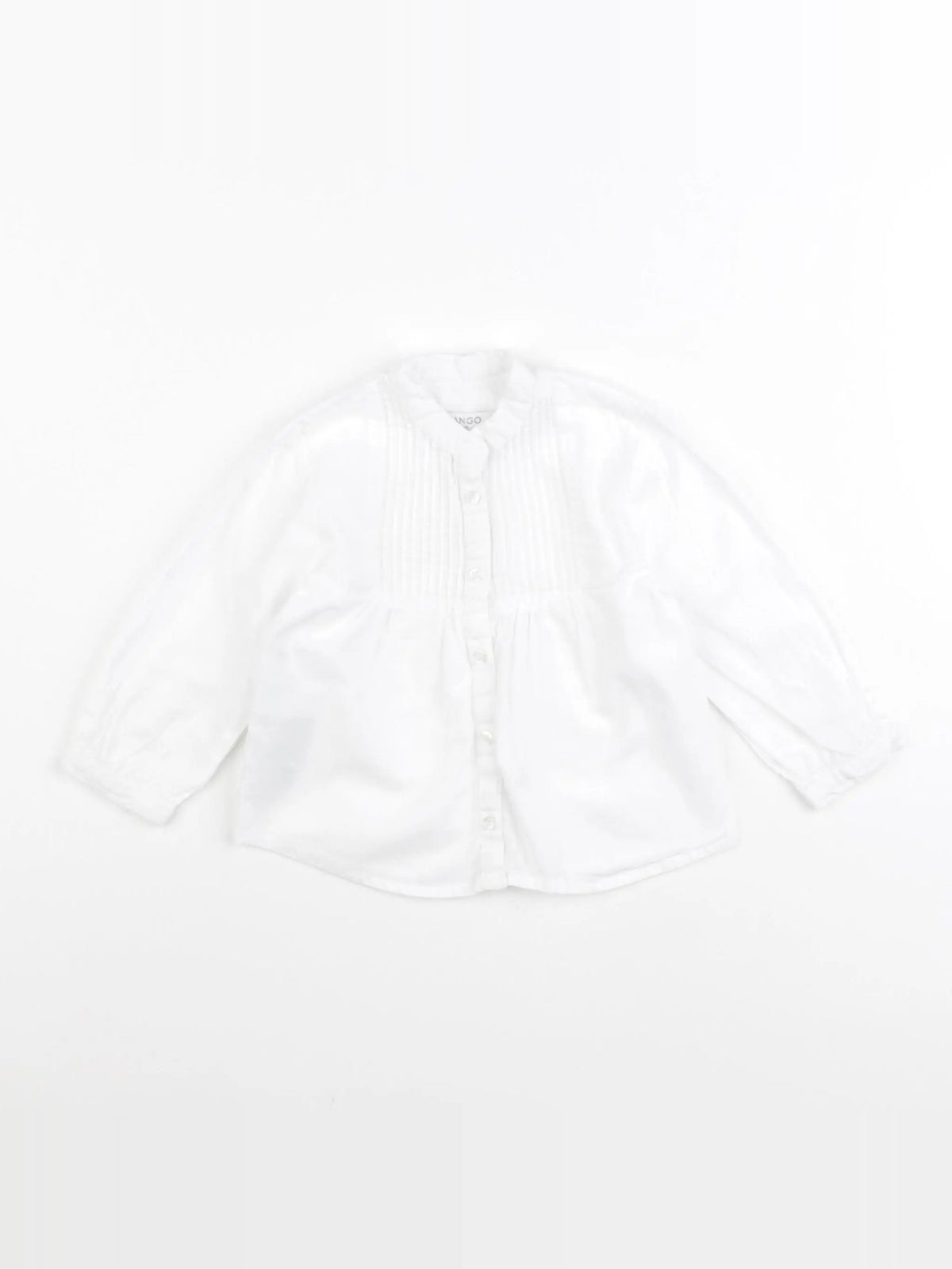 Mango - blouse blanc - 6/9 mois
