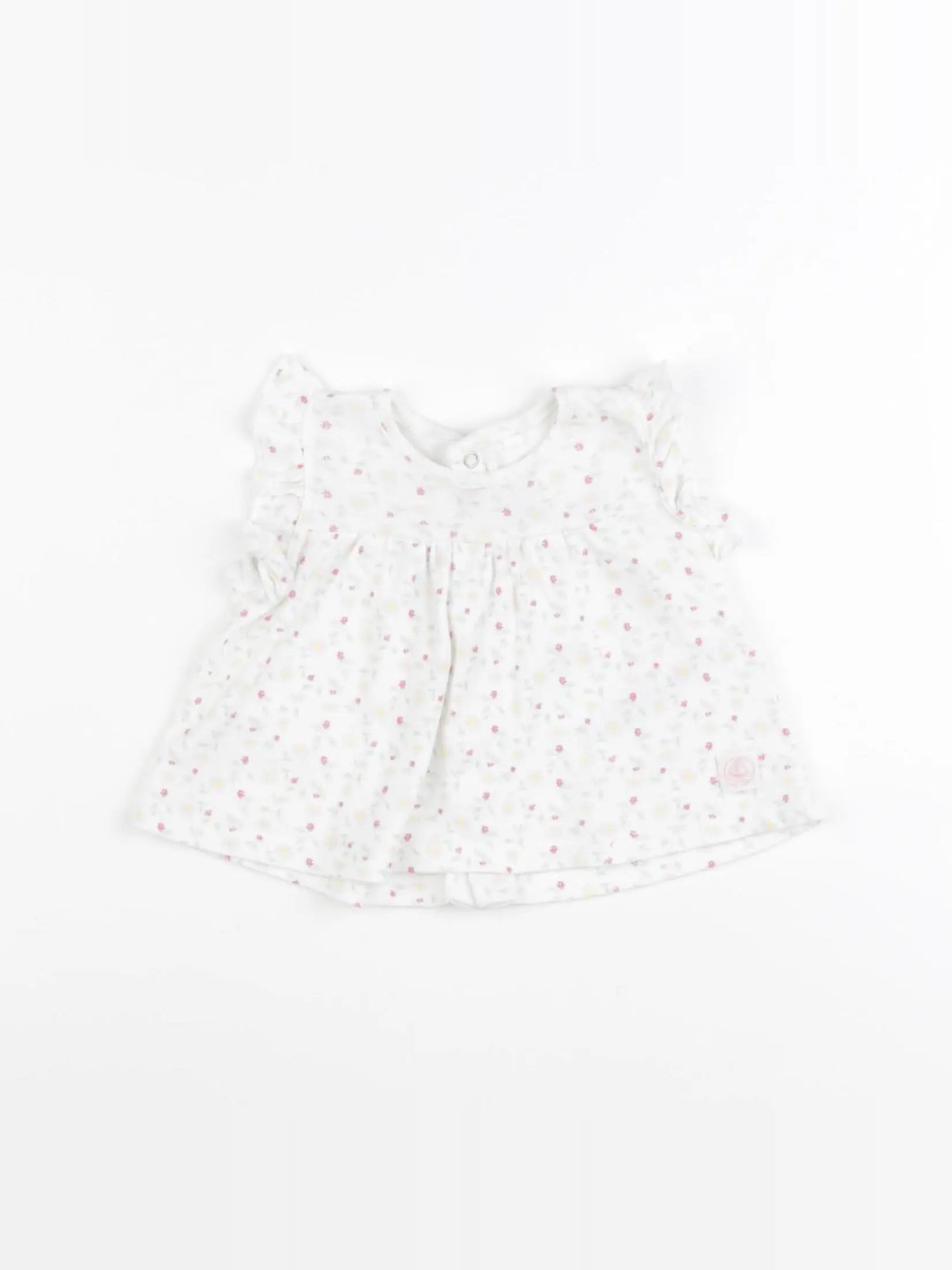 Petit Bateau - tee-shirt blanc - 1 mois