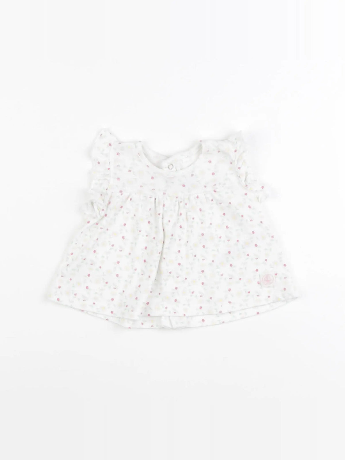 Petit Bateau - tee-shirt blanc - 1 mois