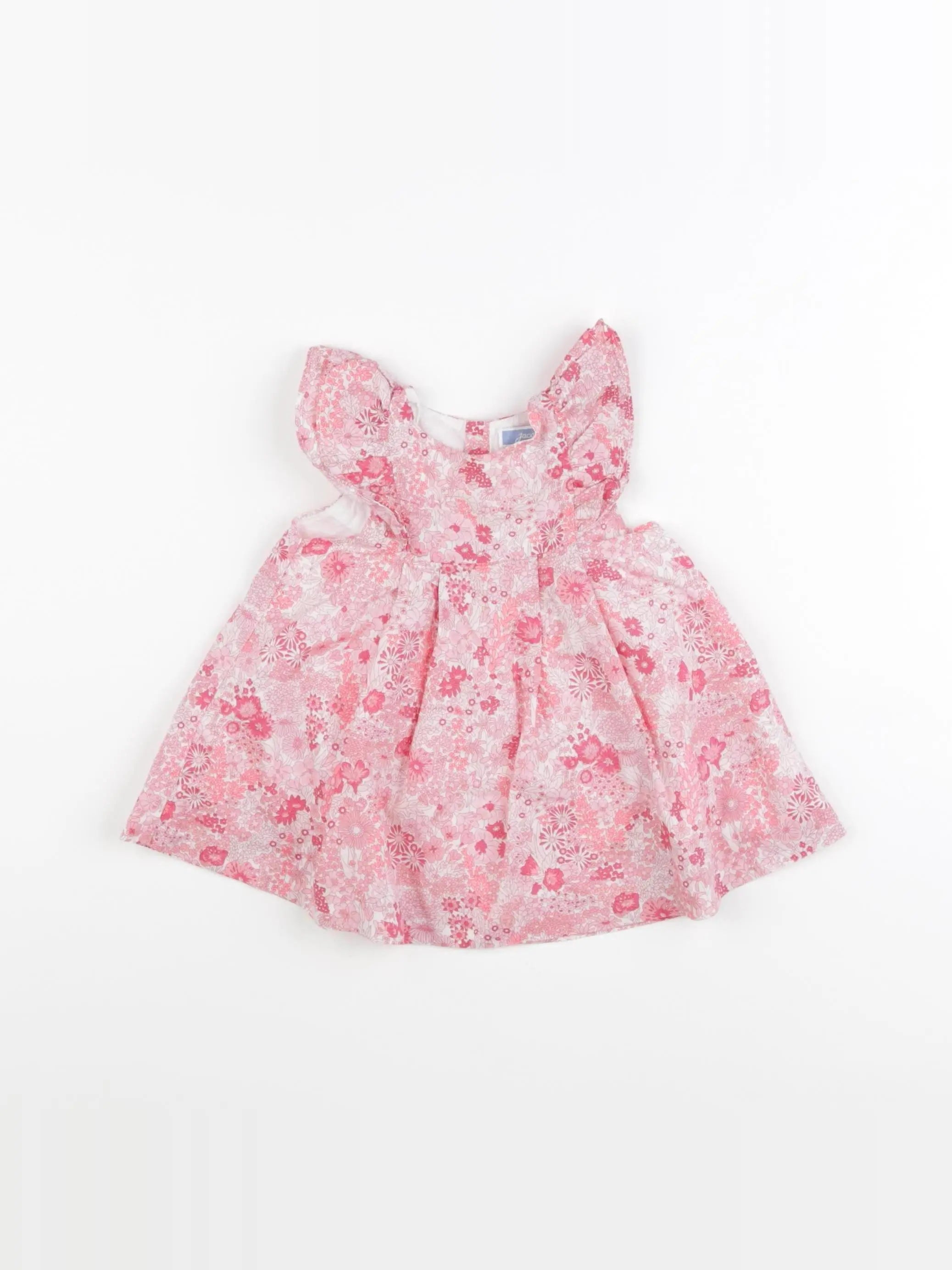Jacadi - robe liberty rose - 6 mois