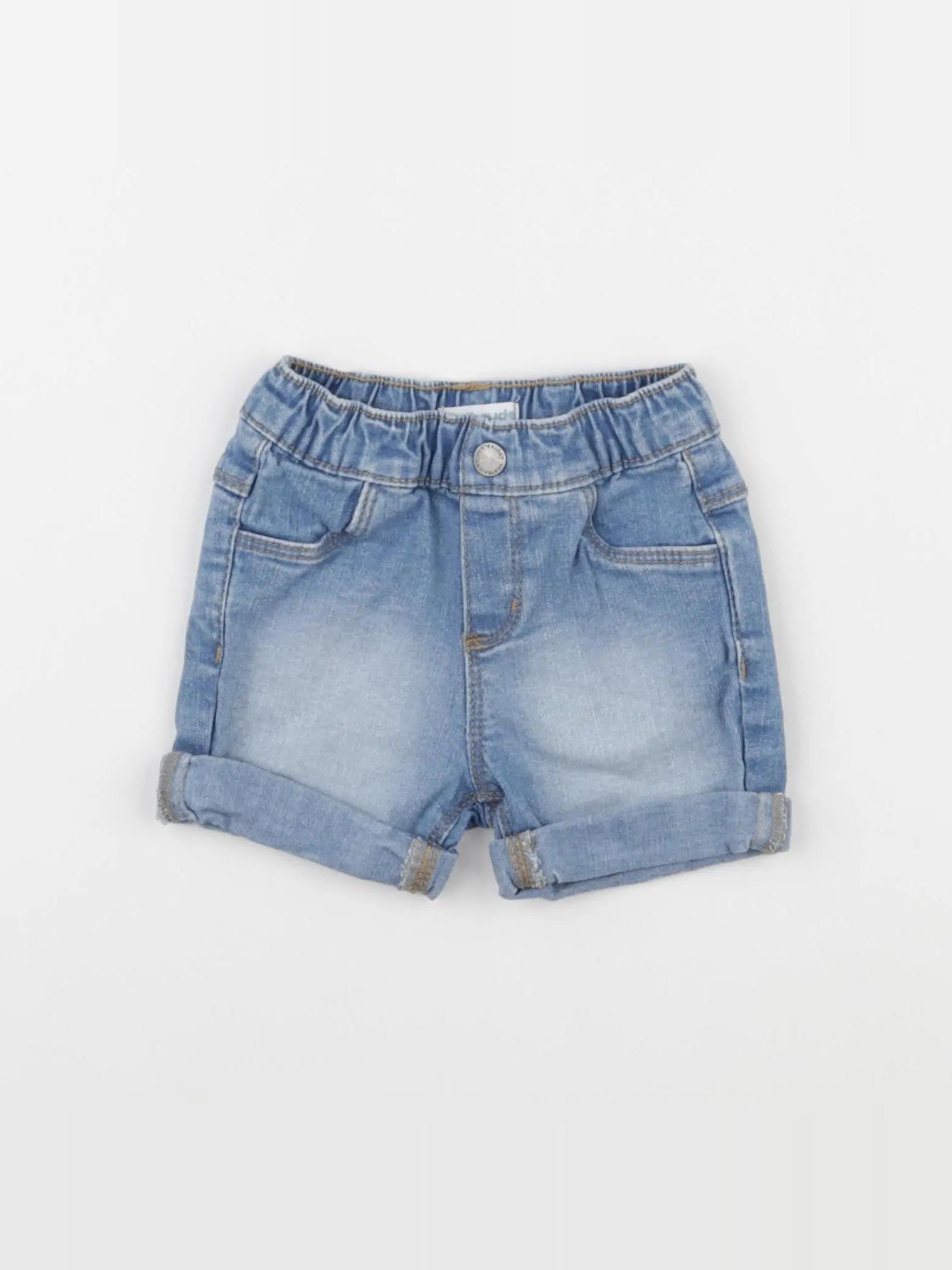Vertbaudet - short bleu - 6 mois