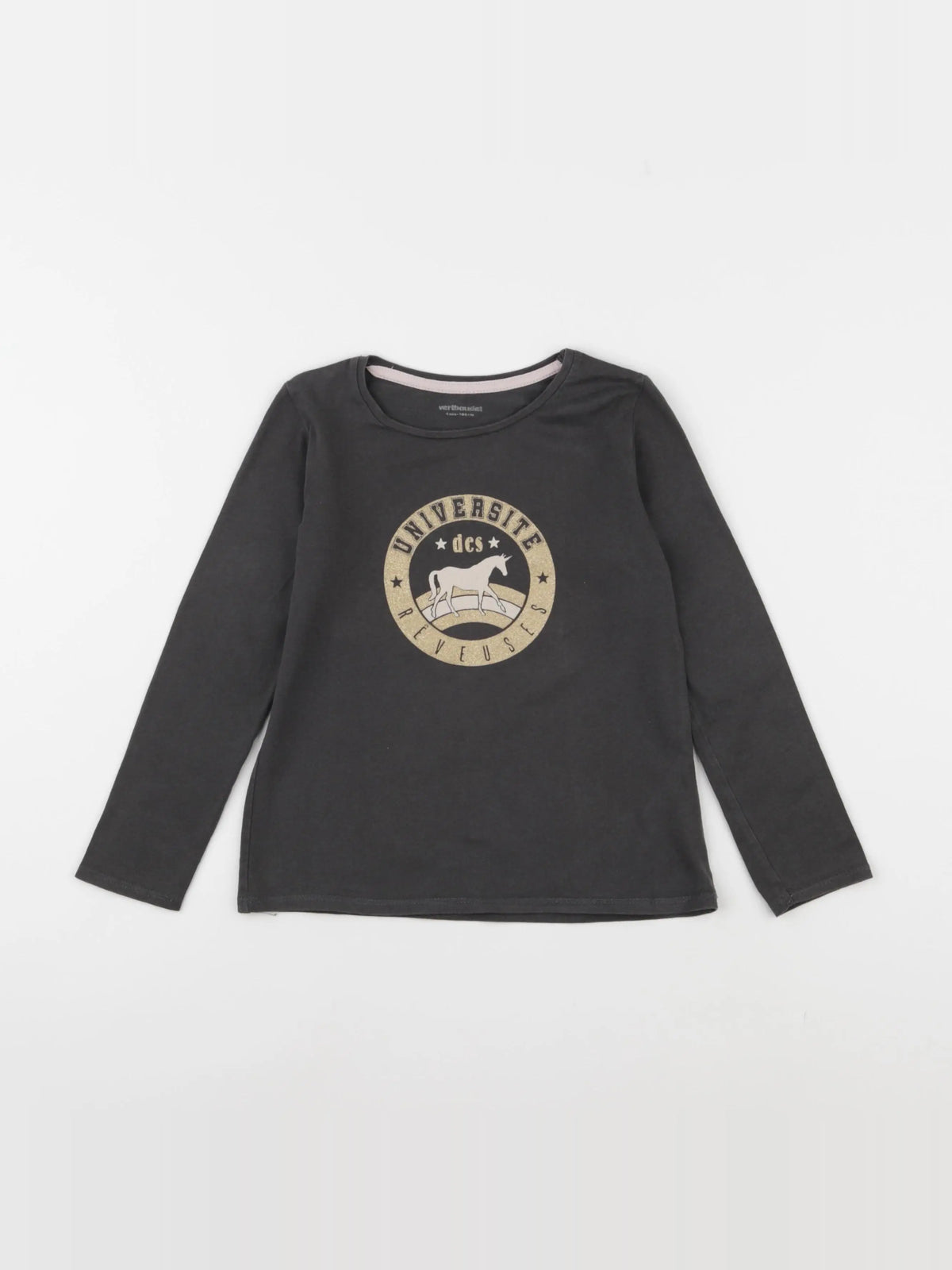 Vertbaudet - tee-shirt gris - 4 ans