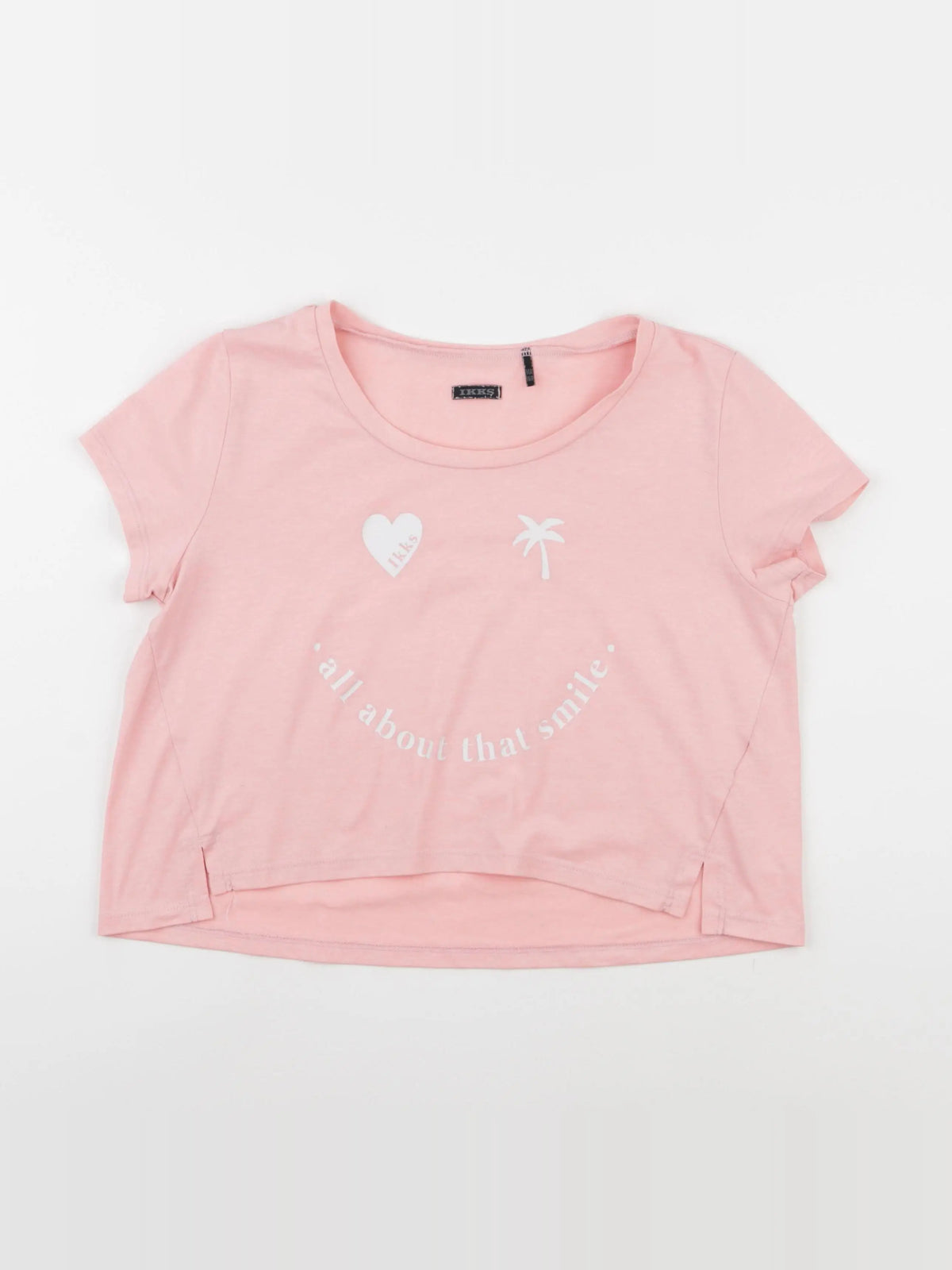 IKKS - tee-shirt rose - 14 ans