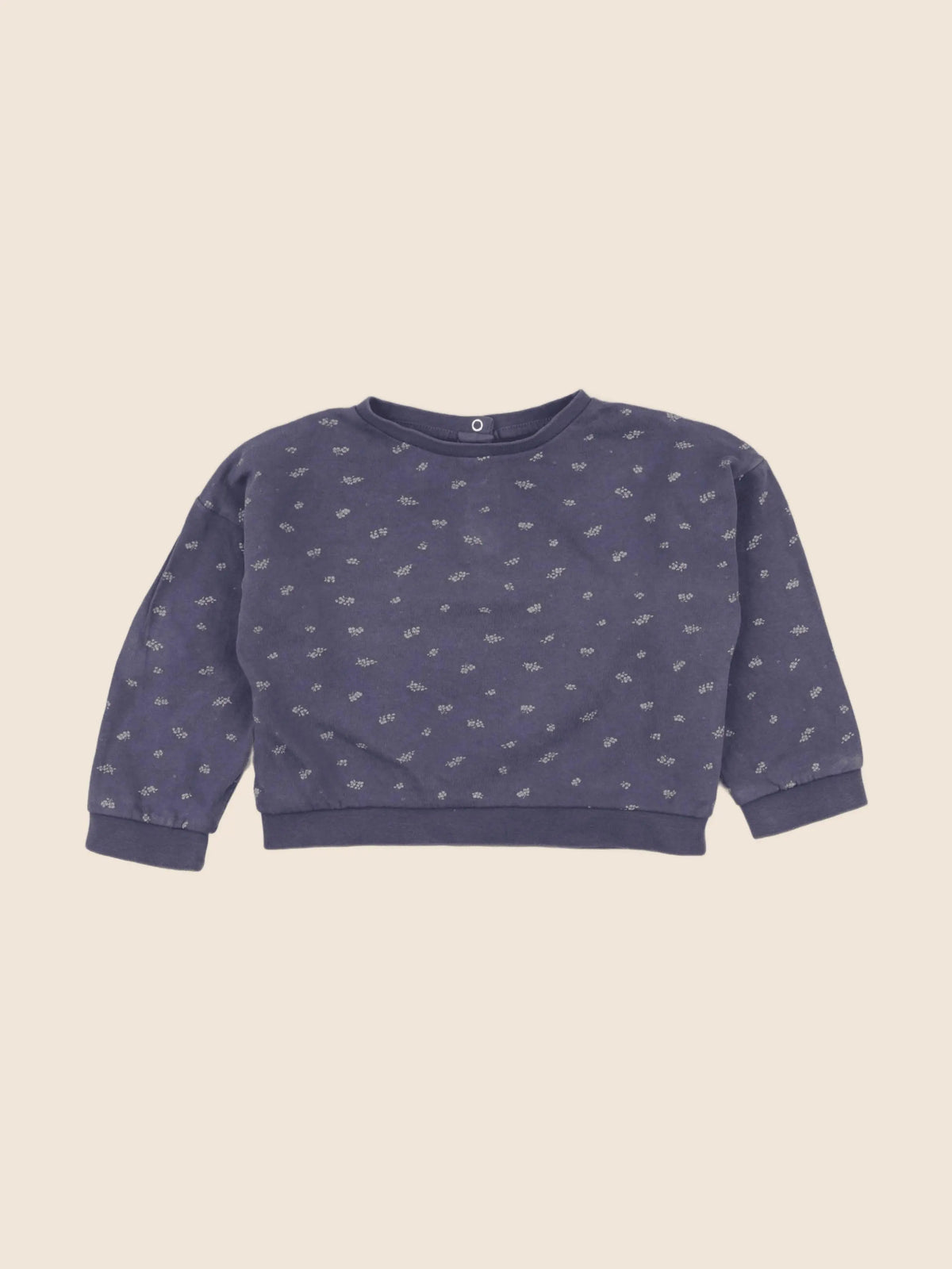 Vertbaudet - sweat violet - 24 mois