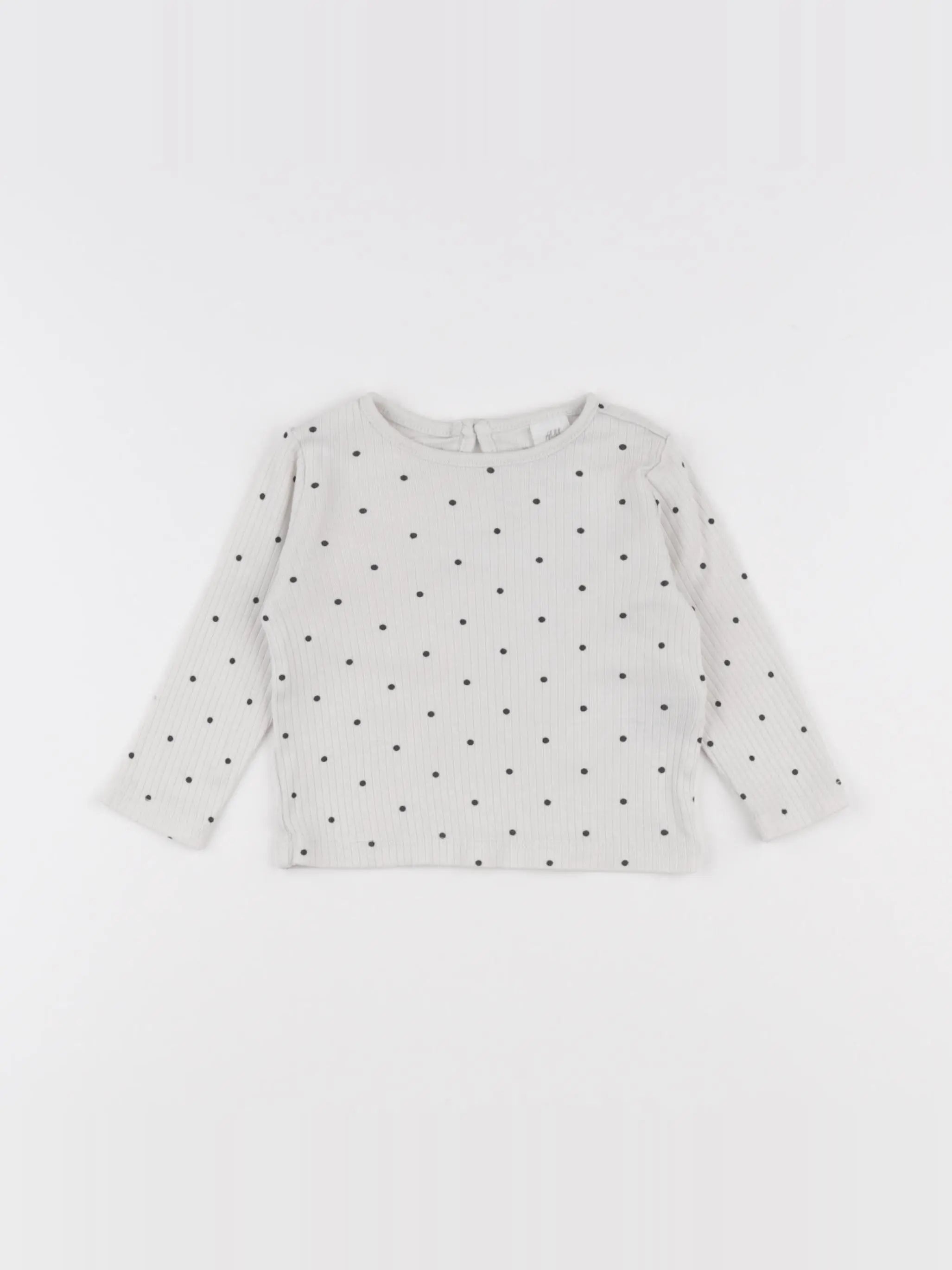 H&M - tee-shirt beige - 3/6 mois