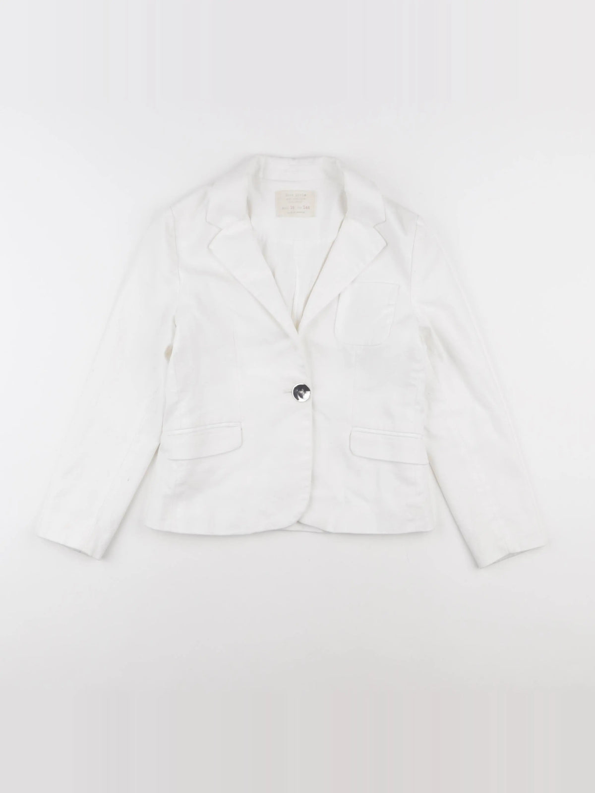 Zara - veste blanc - 10 ans