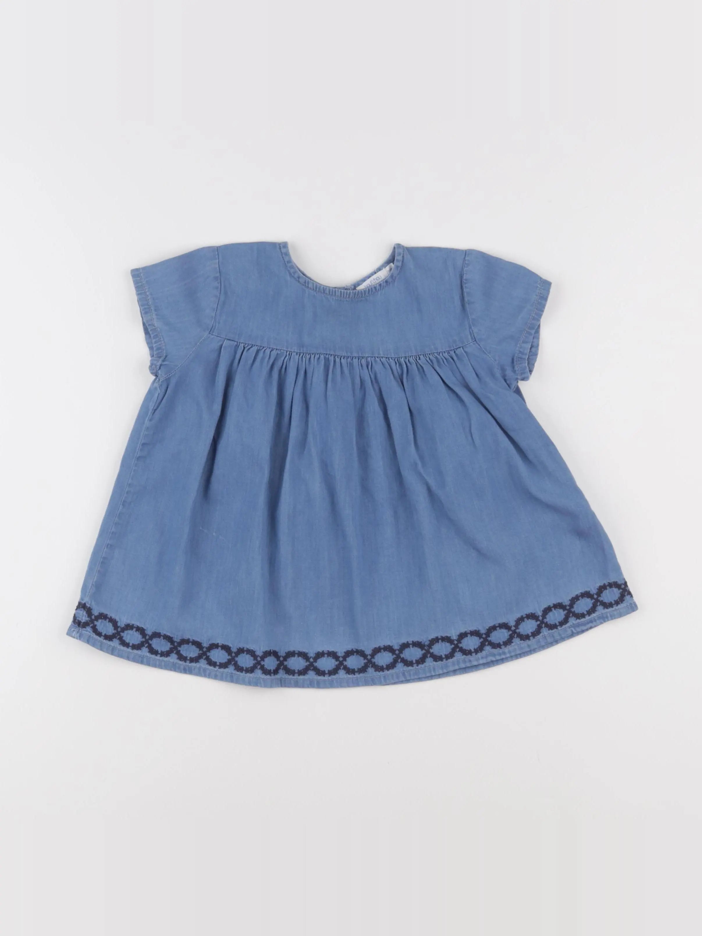 Boutchou - blouse bleu - 36 mois