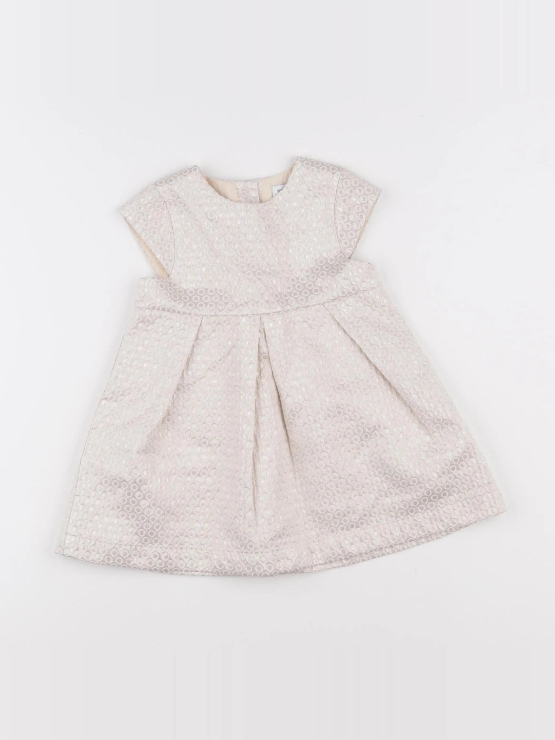 Vertbaudet - robe beige - 2 ans
