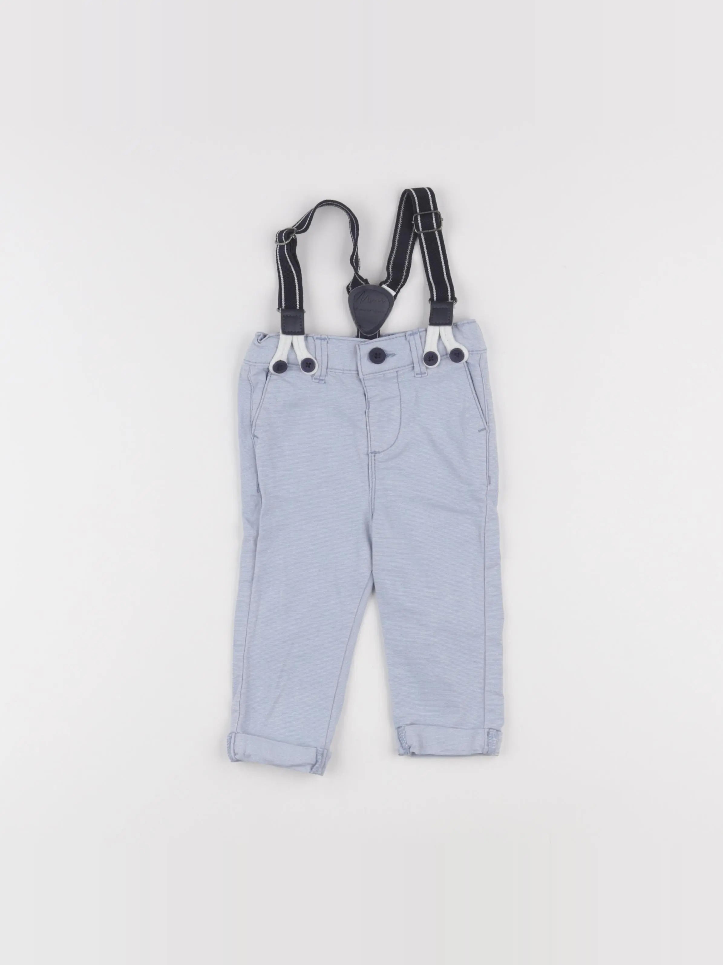 Tape à l'oeil - pantalon bleu - 6 mois