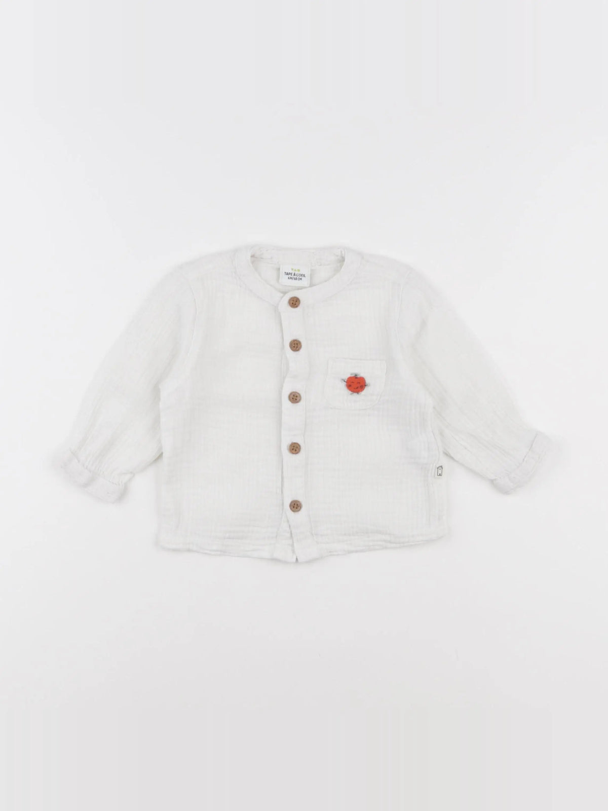 Tape à l'oeil - chemise blanc - 6 mois