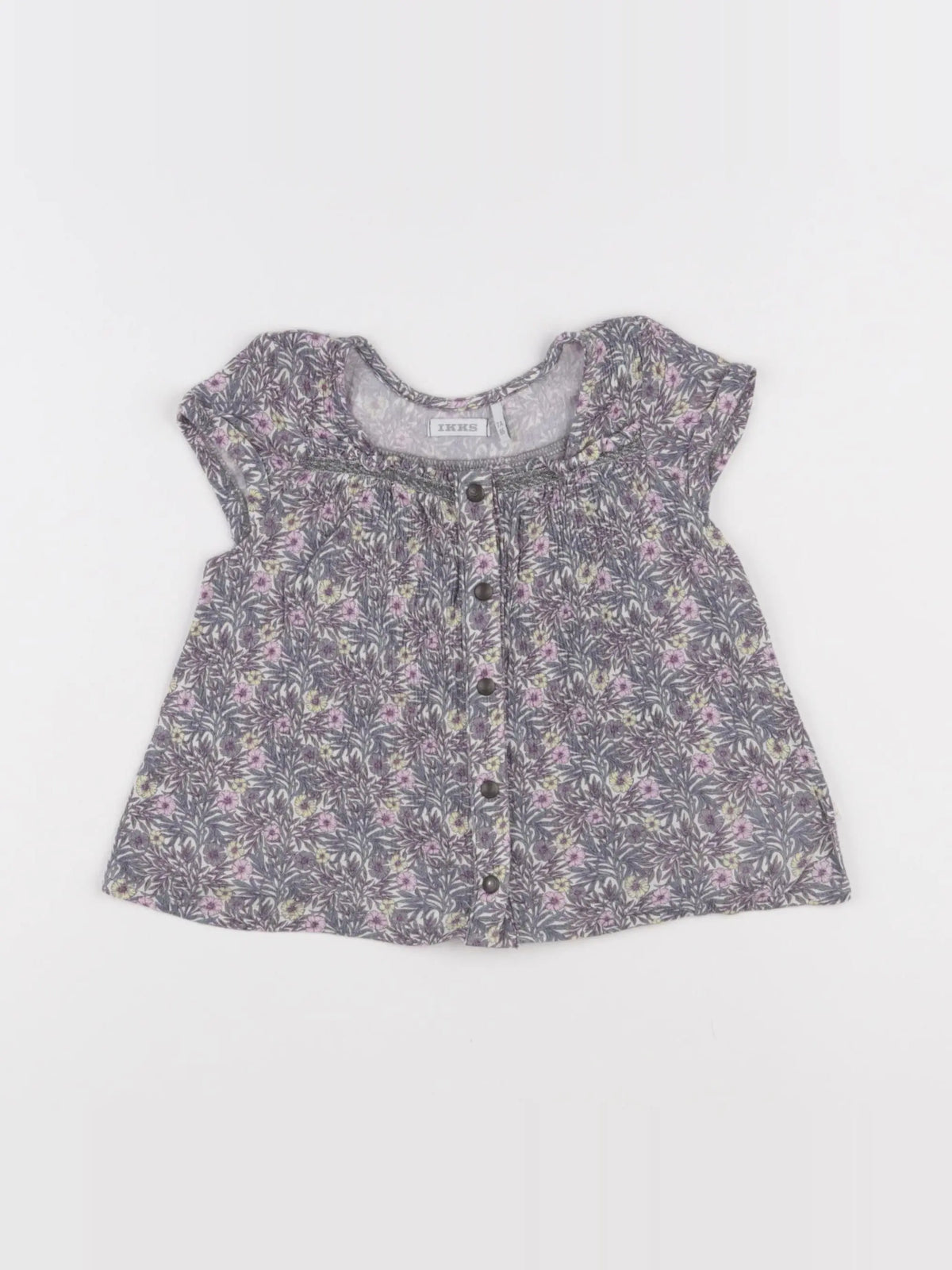IKKS - blouse violet - 2 ans