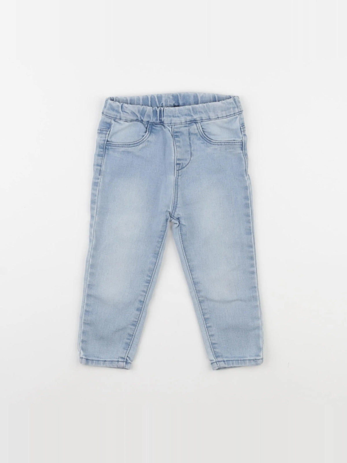 H&M - jegging bleu - 9/12 mois
