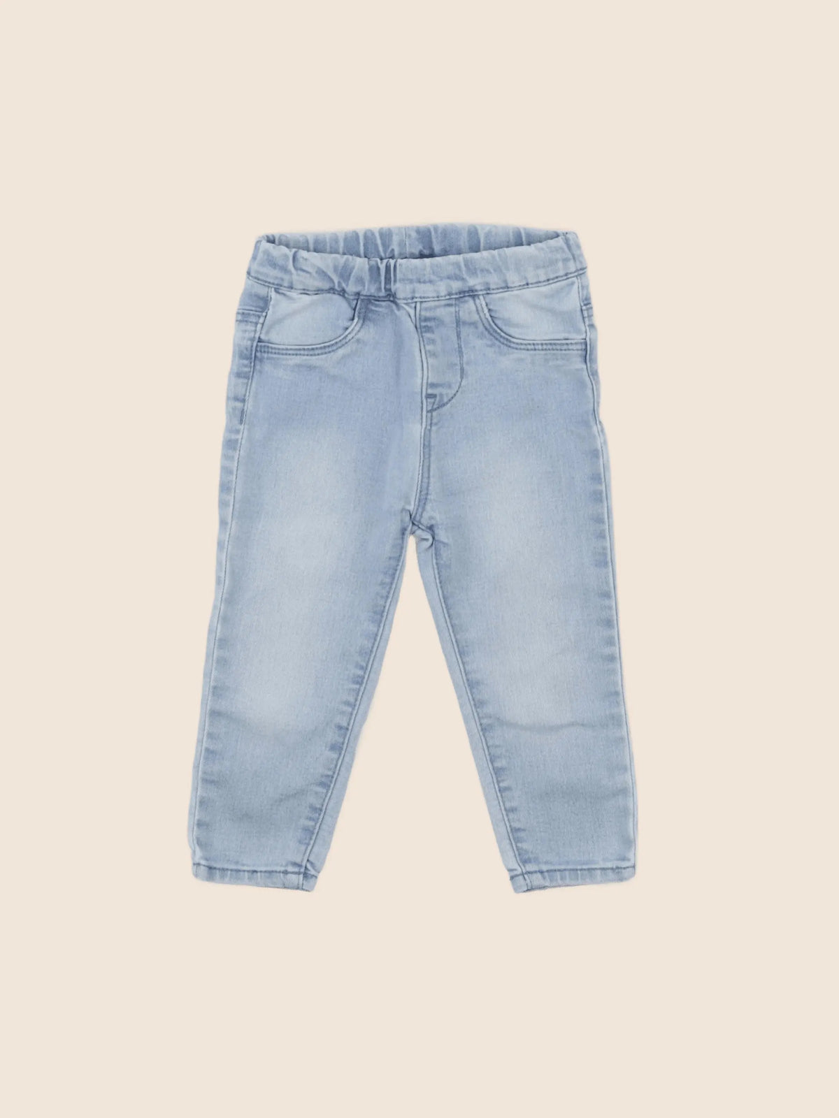 H&M - jegging bleu - 9/12 mois