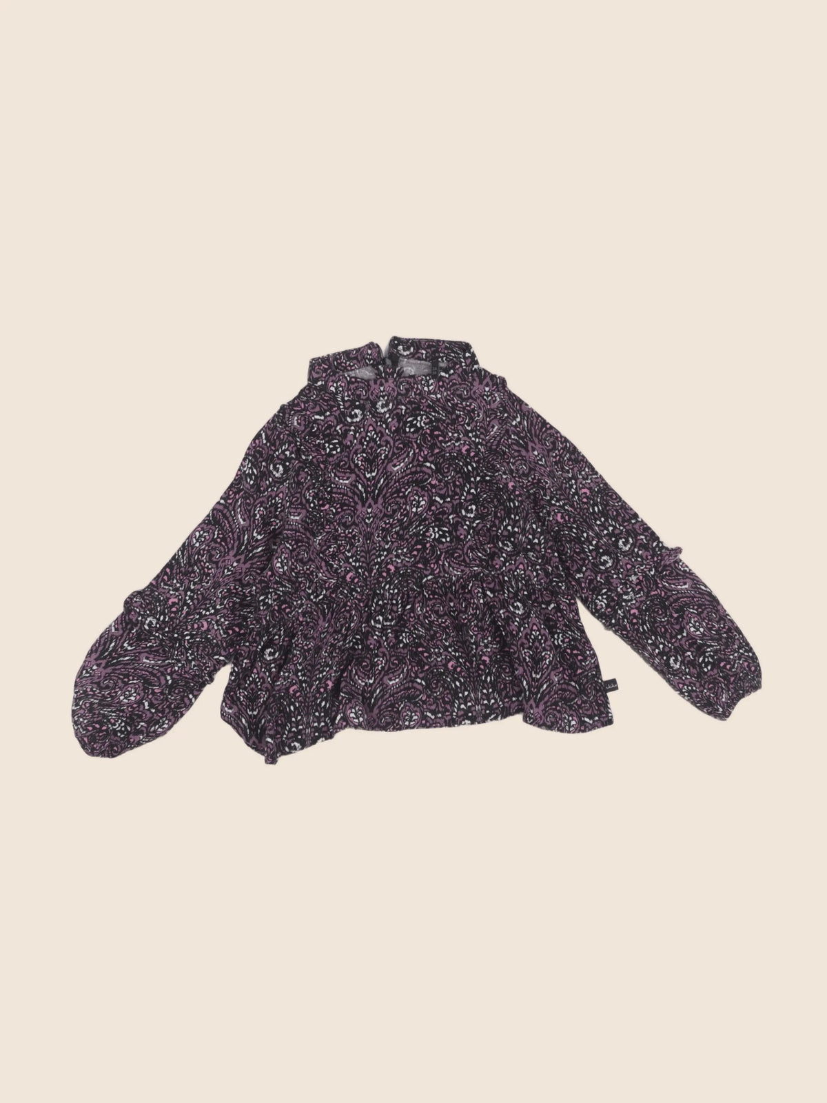 IKKS - blouse noir, violet - 3 ans