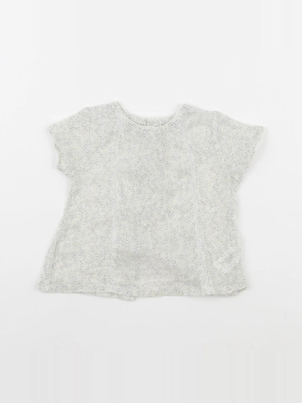 Boutchou - blouse gris - 6 mois