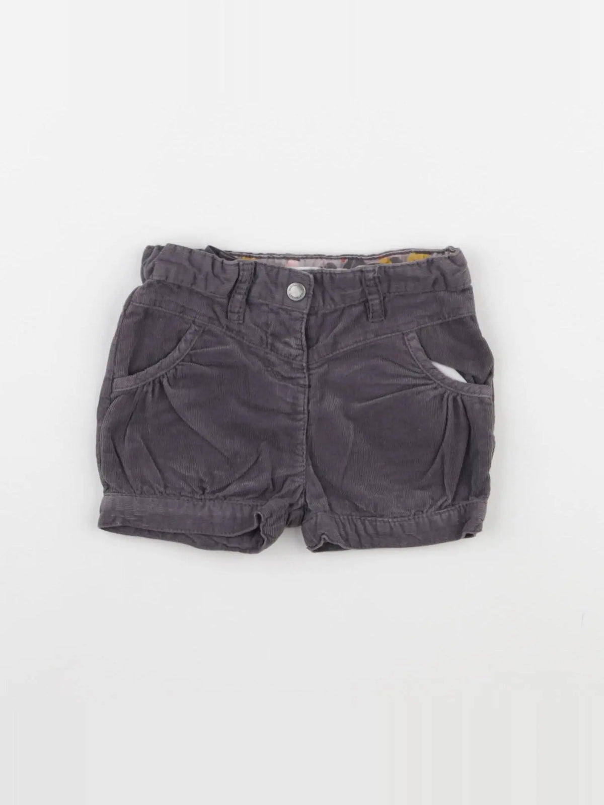 Vertbaudet - short gris - 6 mois