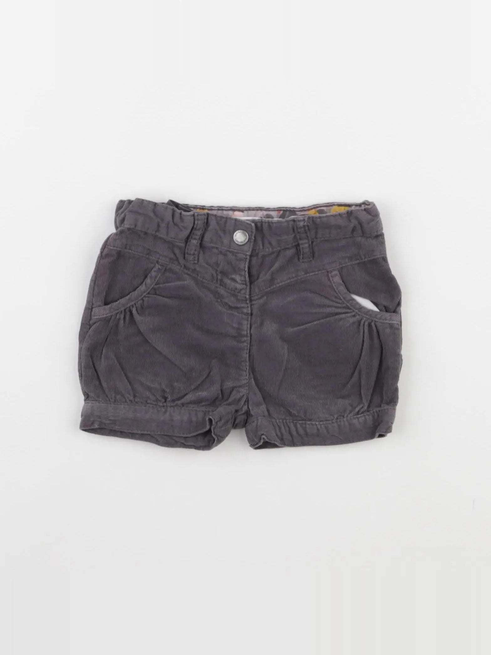 Vertbaudet - short gris - 6 mois