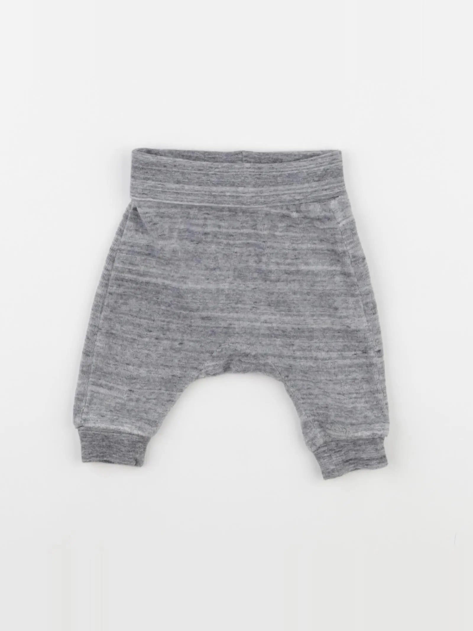 H&M - sarouel gris - 0/1 mois