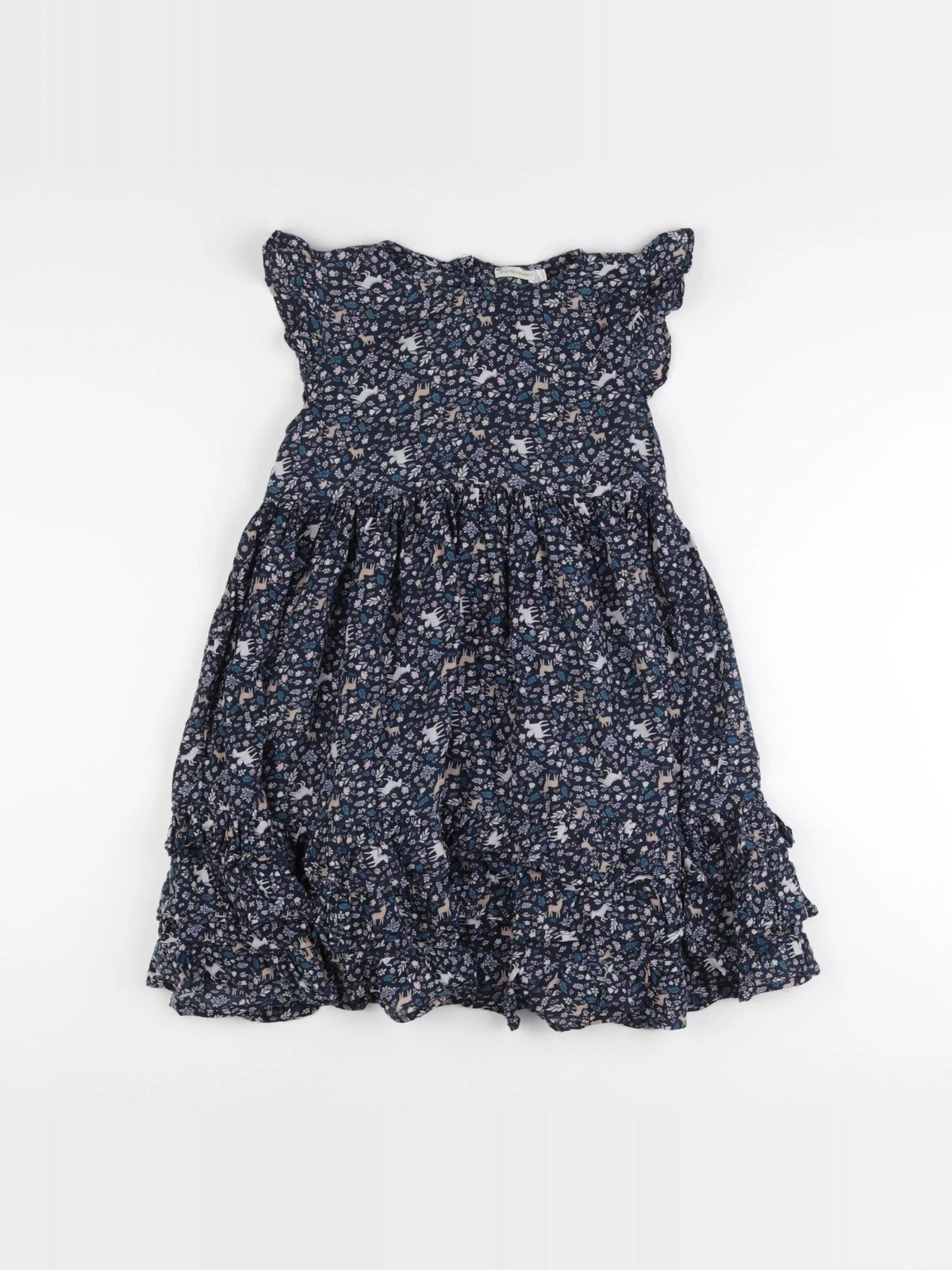 Vertbaudet - robe bleu - 10 ans