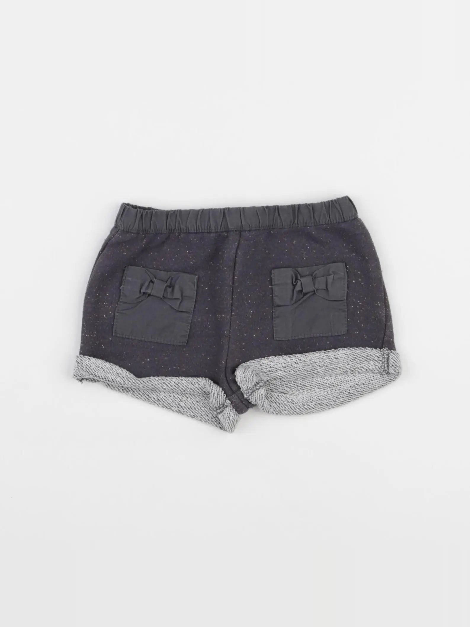 Vertbaudet - short gris, or - 9 mois