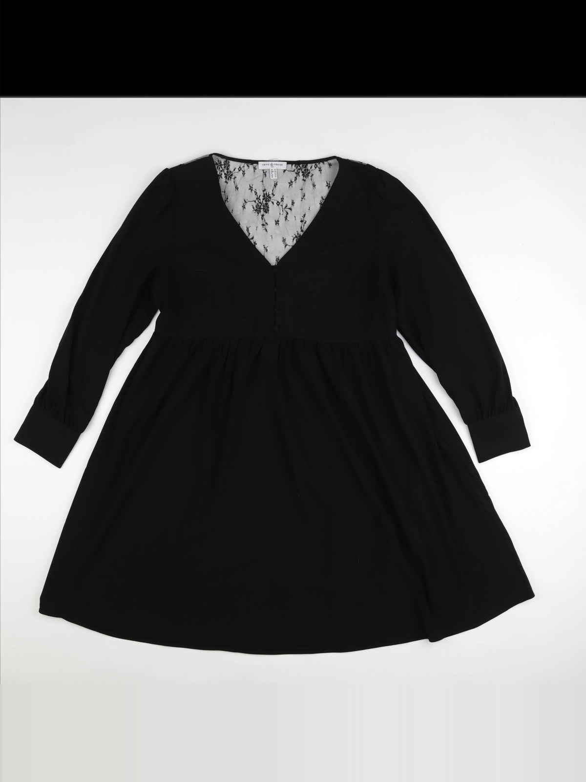 Envie de fraise - robe grossesse noir - 42