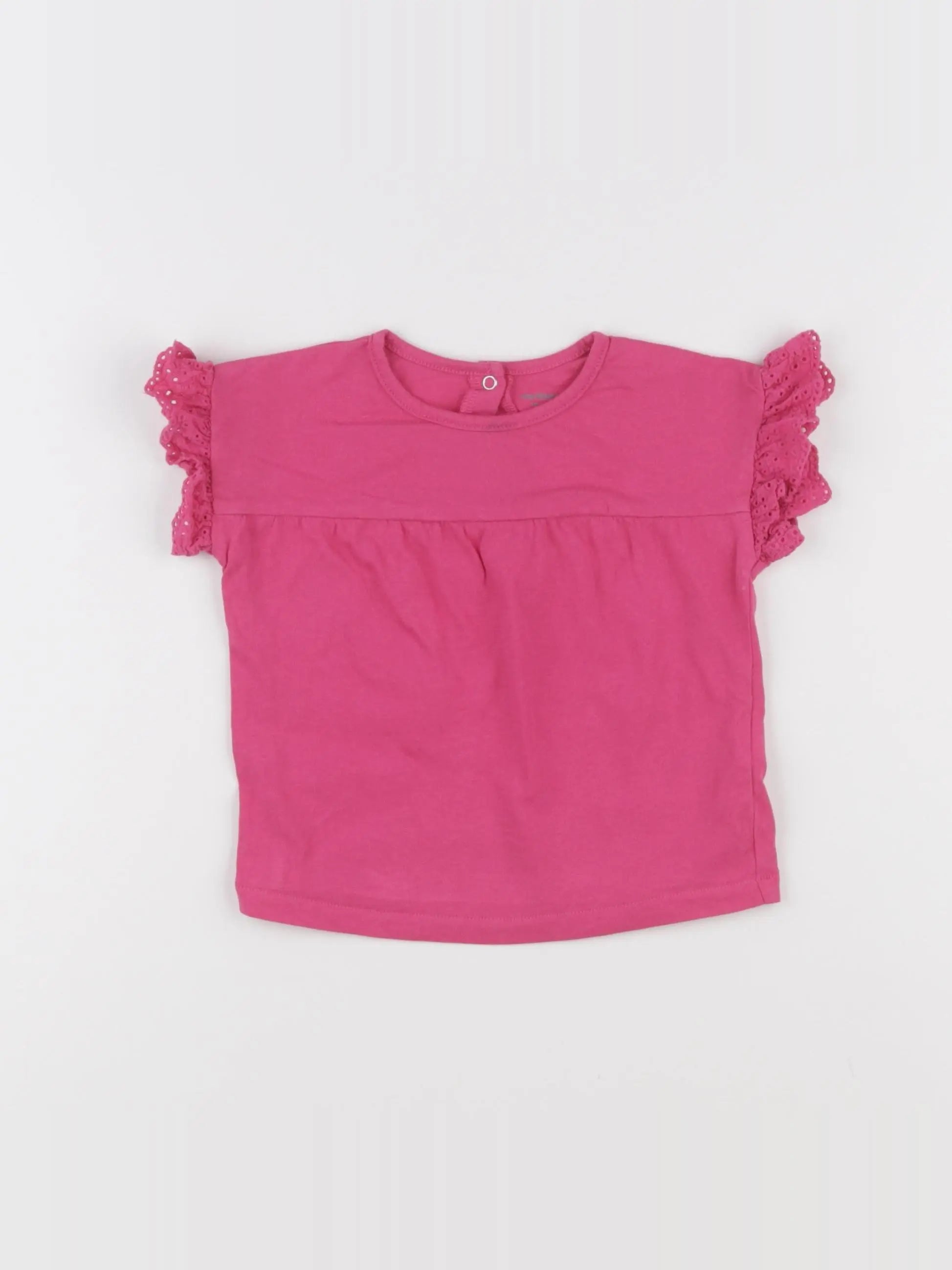 Vertbaudet - tee-shirt rose - 18 mois