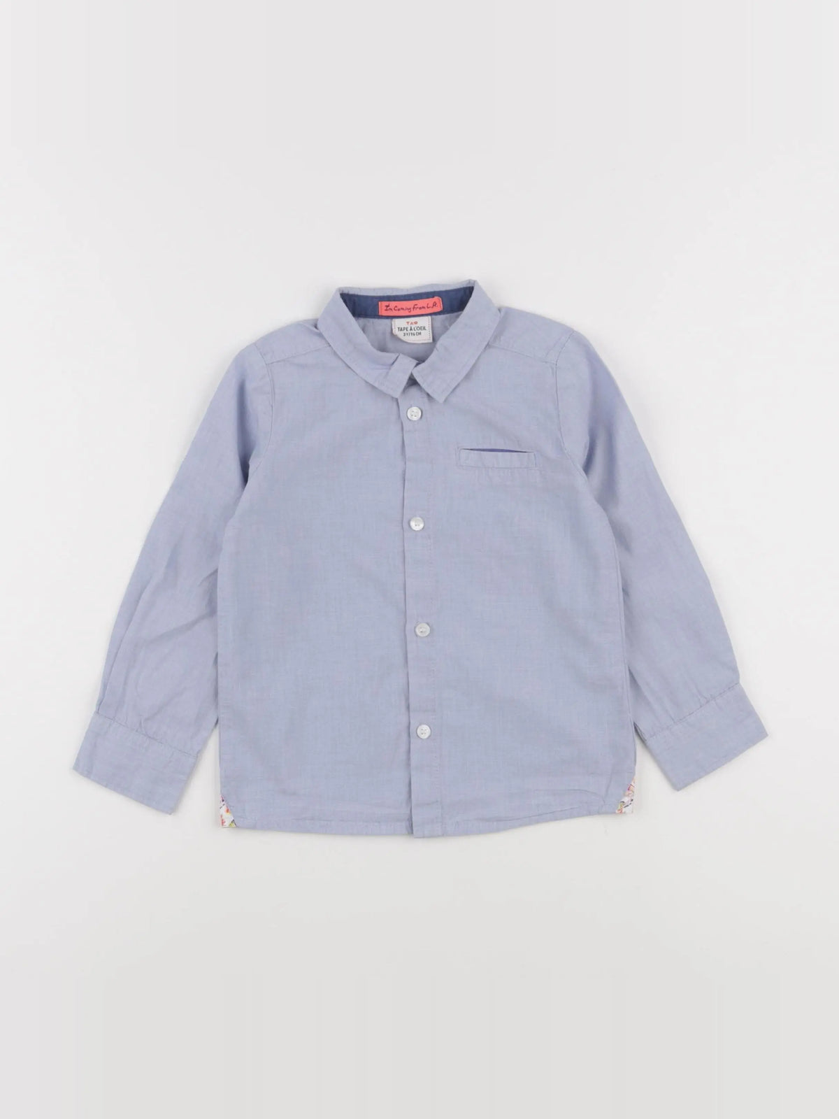 Tape à l'oeil - chemise bleu - 3 ans