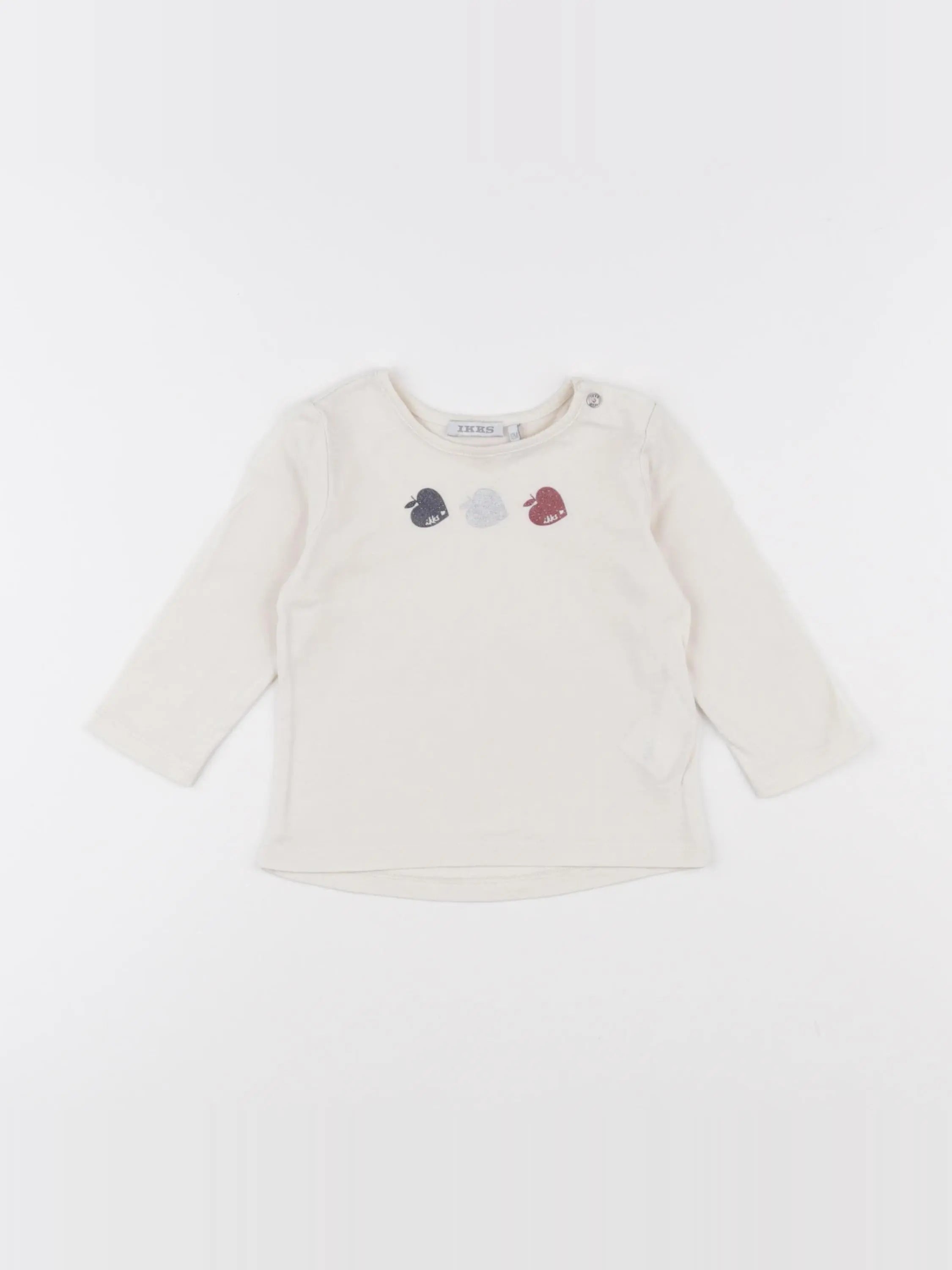 IKKS - tee-shirt beige - 12 mois