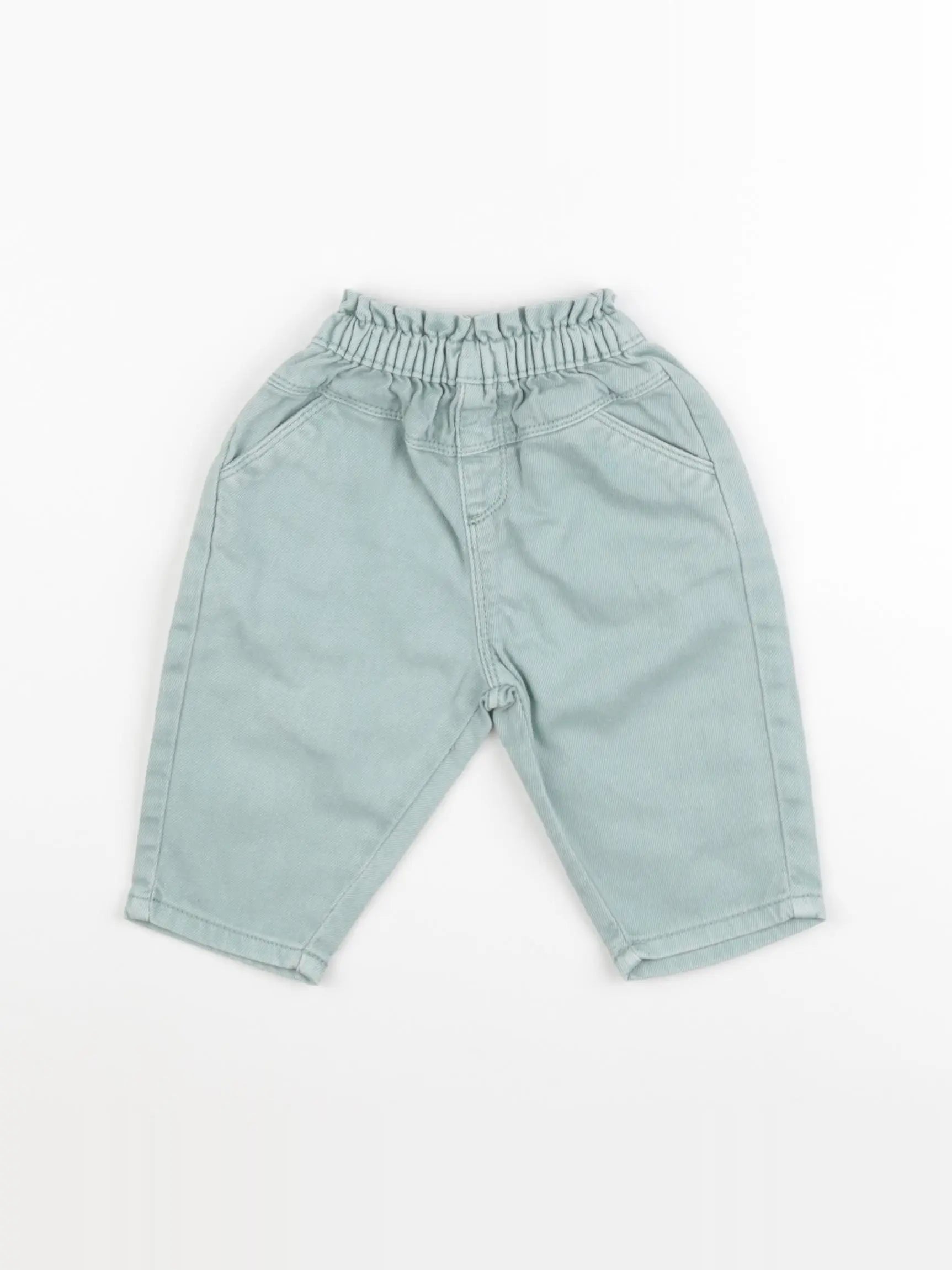 Vertbaudet - jean bleu - 3 mois