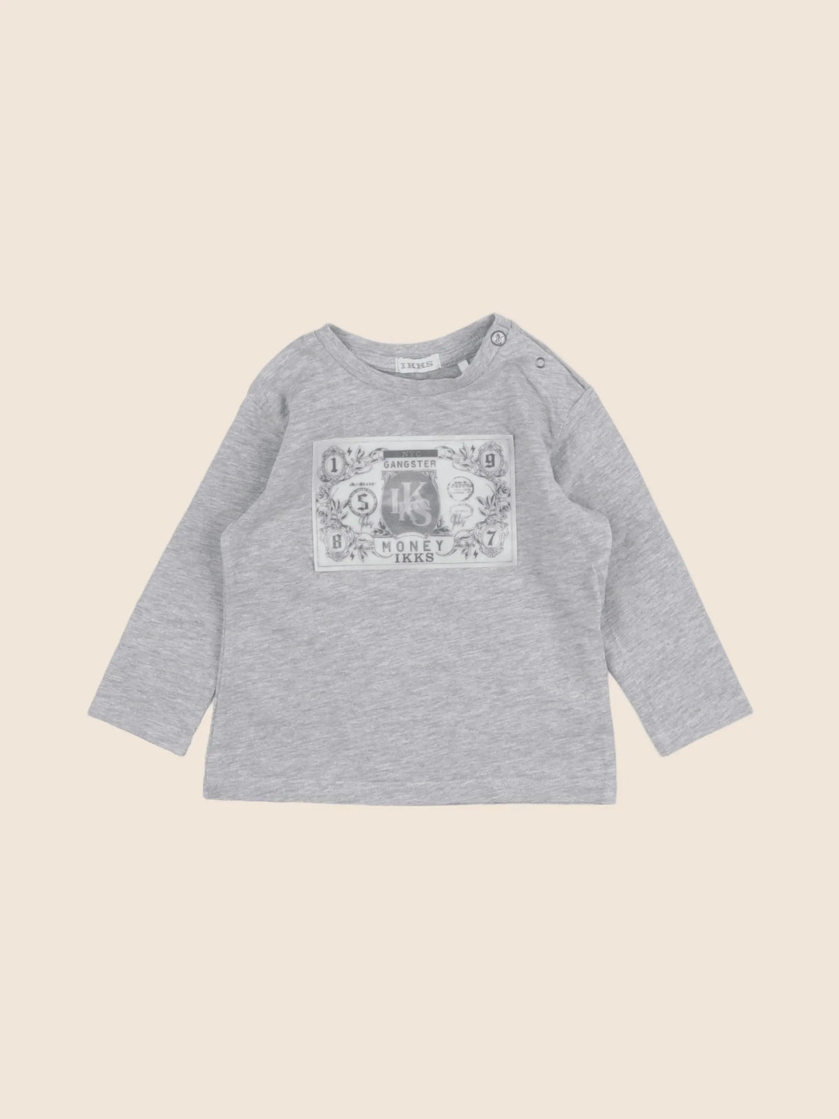 IKKS - tee-shirt gris - 12 mois