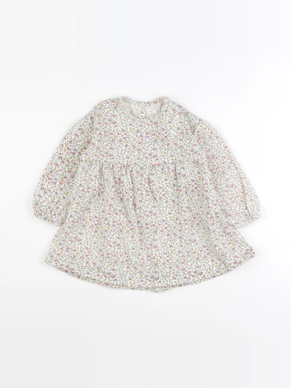 Vertbaudet - robe beige - 18 mois