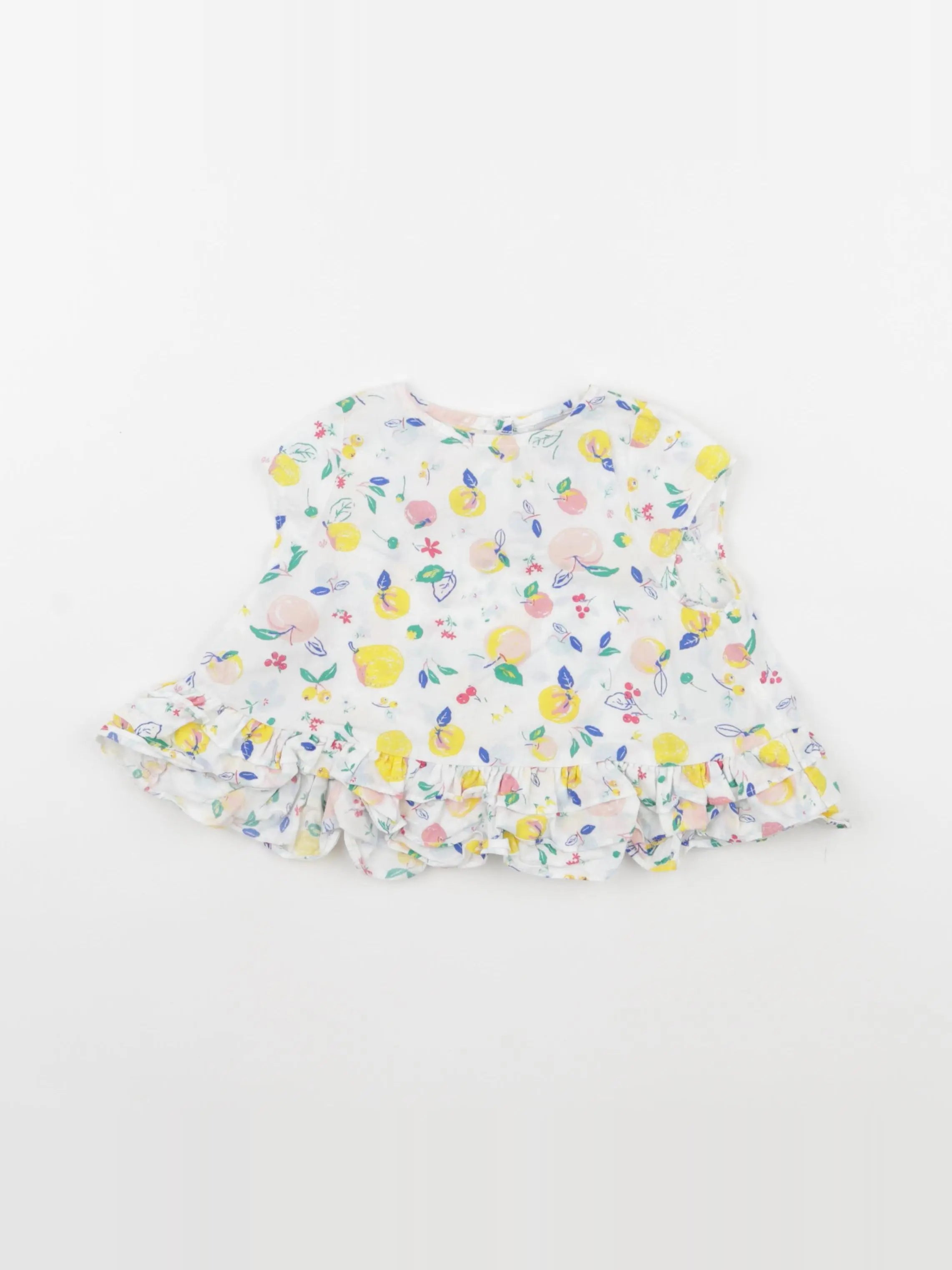 Petit Bateau - robe multicolore - 6 mois