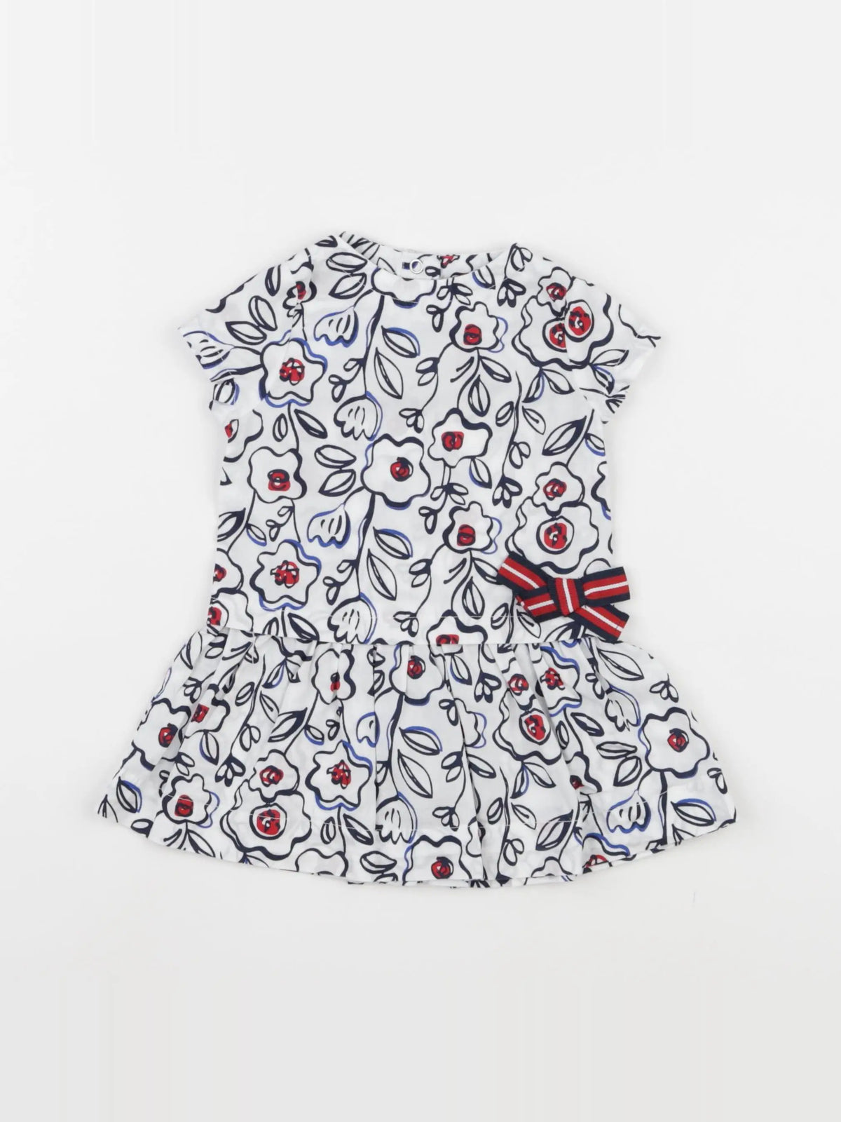 Petit Bateau - robe multicolore - 6 mois